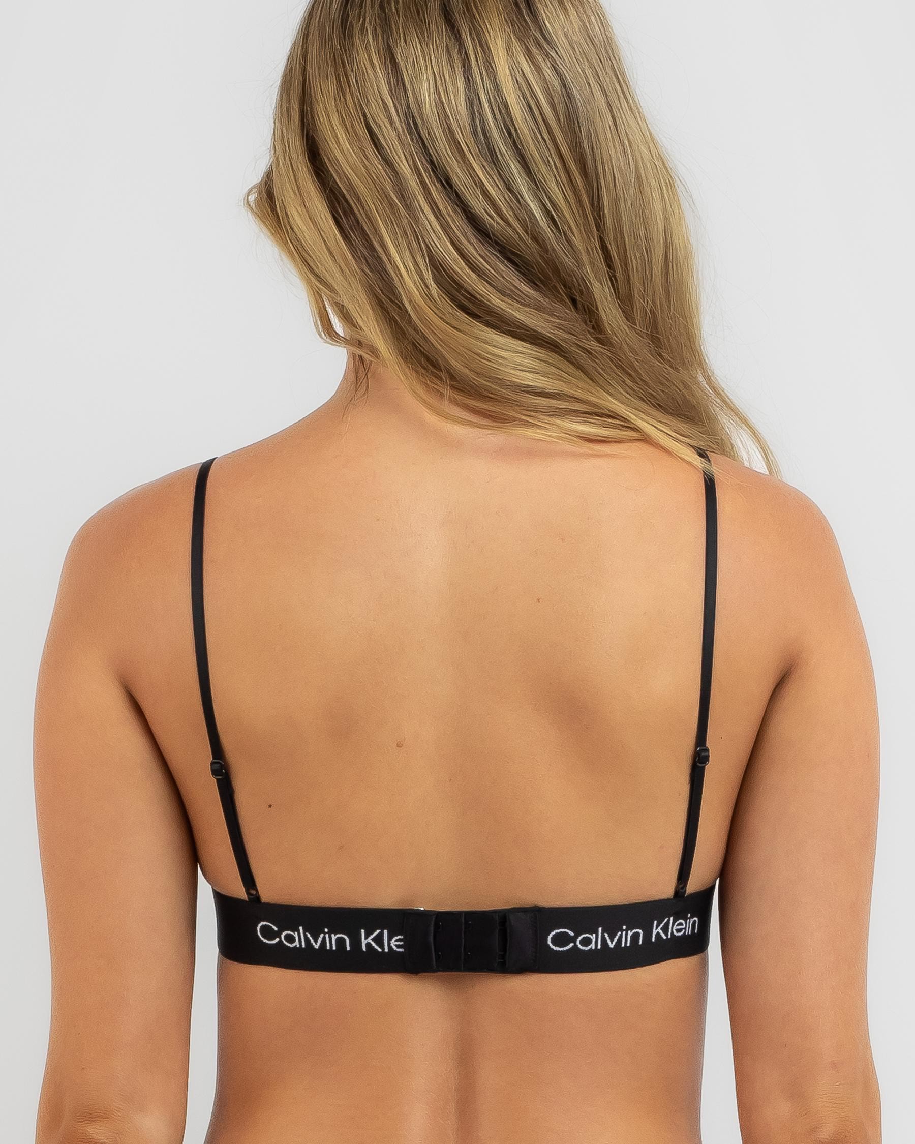Calvin Klein 1996 Printed Unlined Triangle Bralette