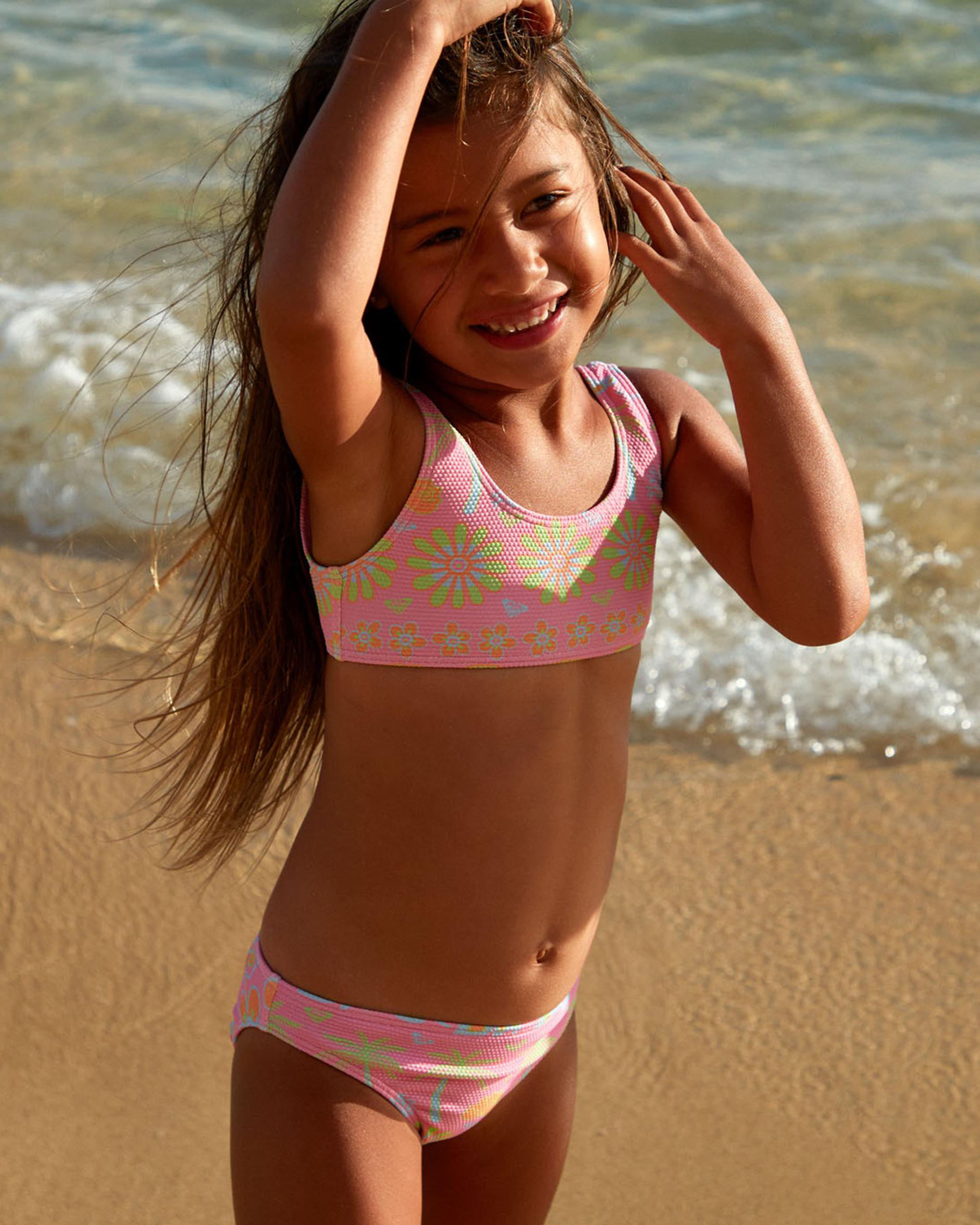 Toddlers' Beach Day Together Bralette Bikini Set
