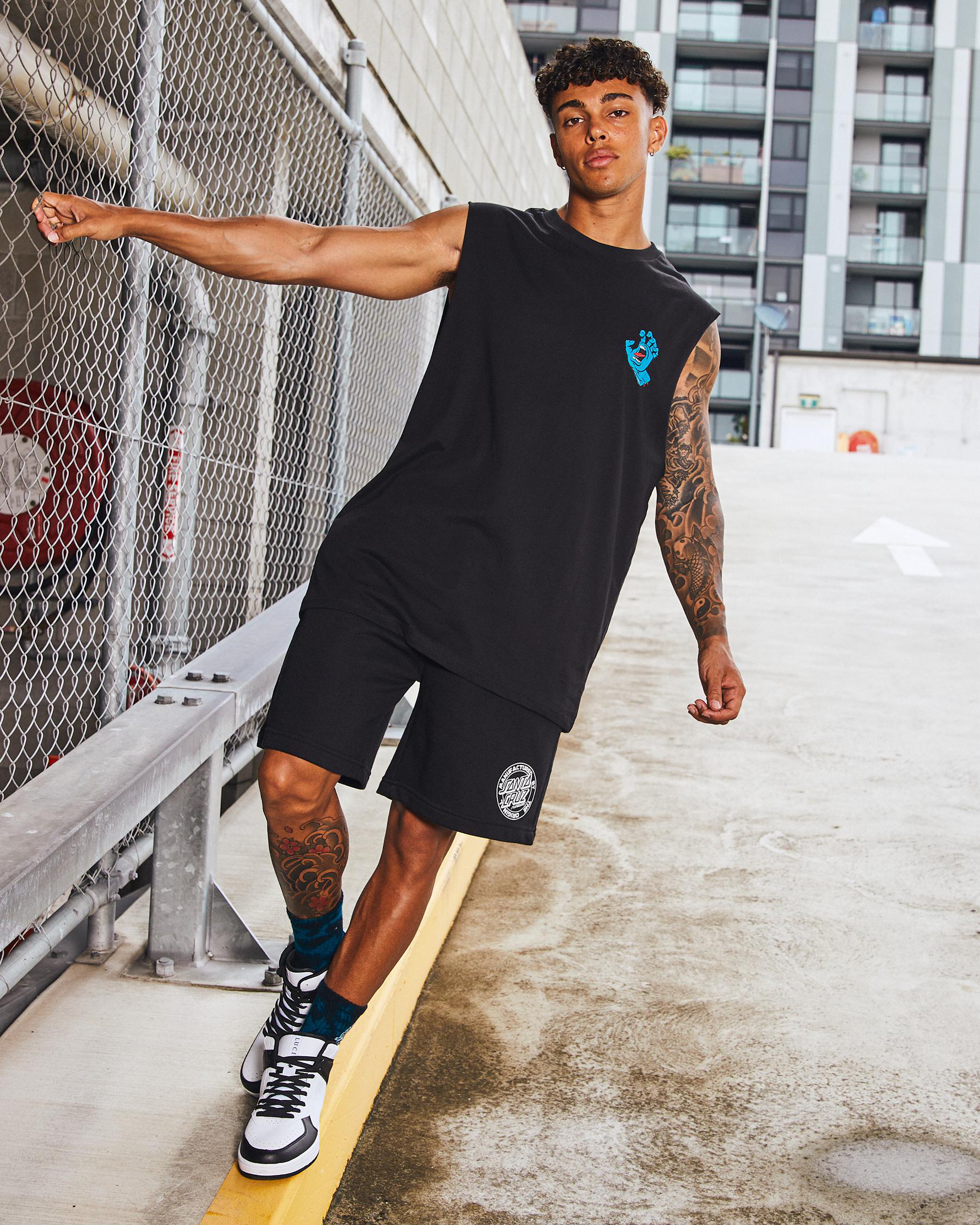 Santa Cruz Screaming Hand Muscle Tank In Black | City Beach Australia