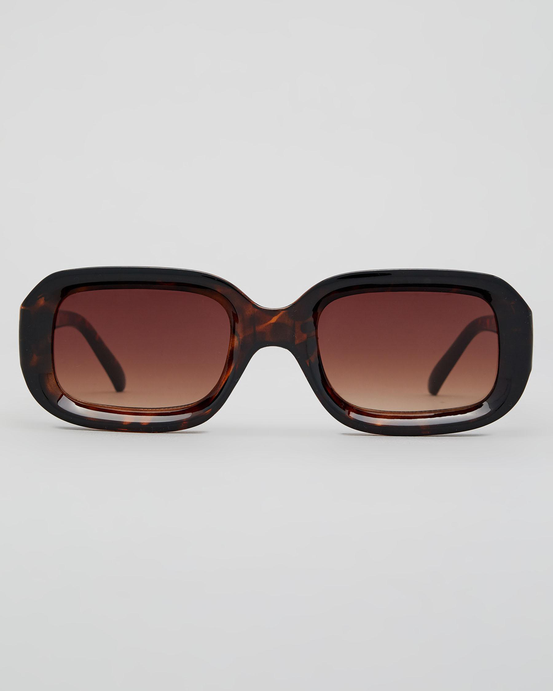 Shop Indie Eyewear Percy Sunglasses In S Tort/grad Brown - Fast ...