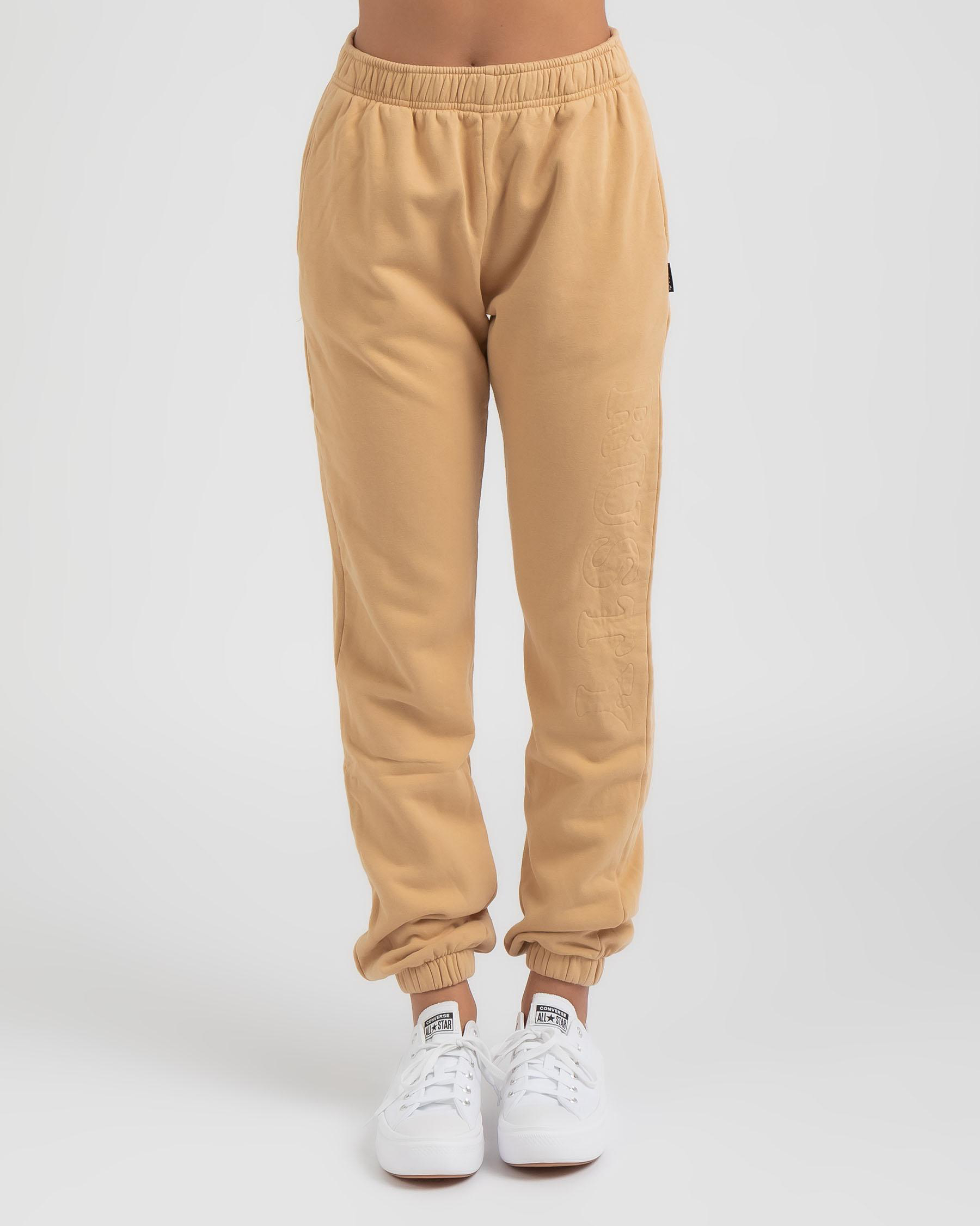 Shop Rusty Mia Track Pants In Light Fennel Fast Shipping & Easy