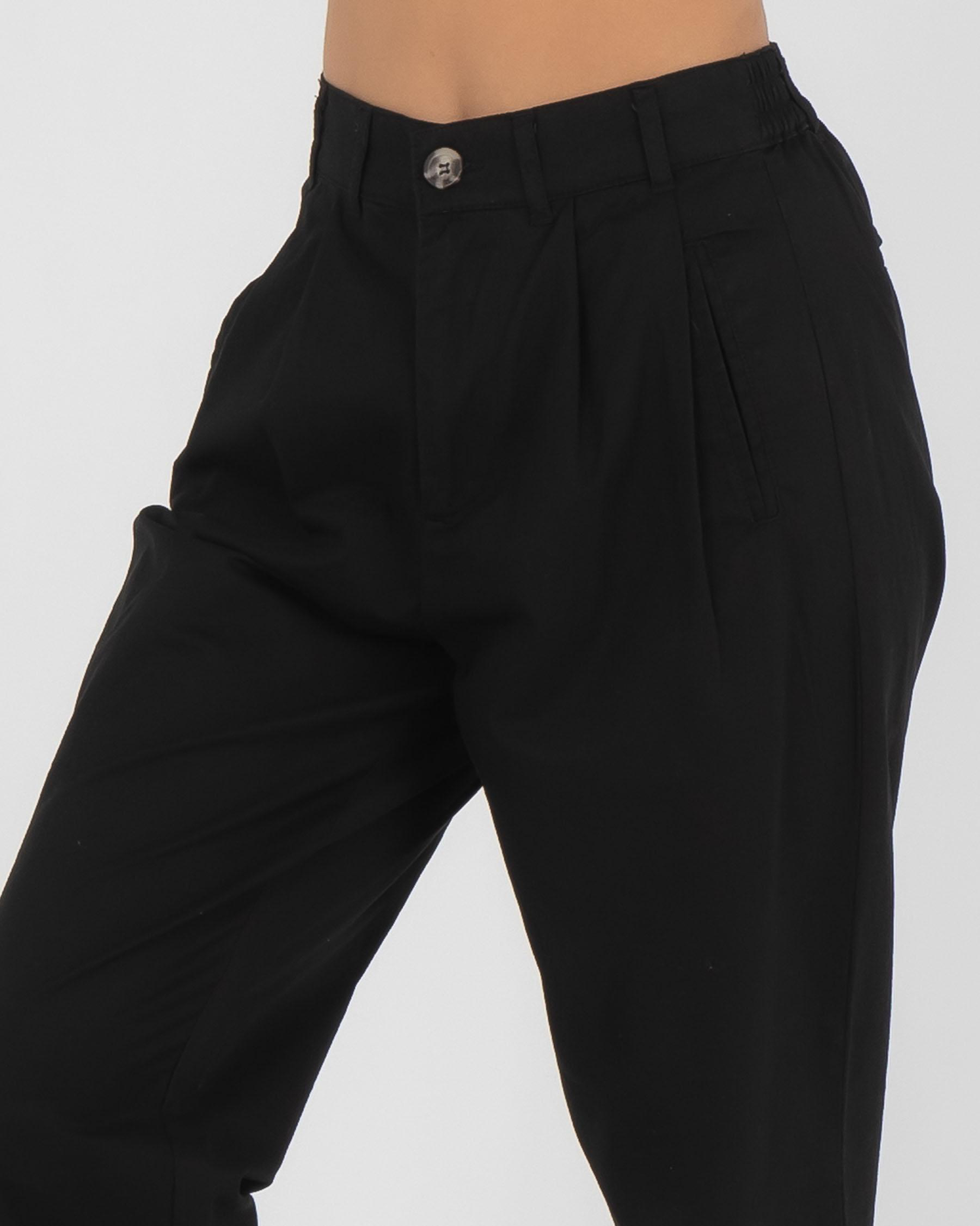 Stussy Stussy Brentwood Pants In Black - Fast Shipping & Easy Returns ...