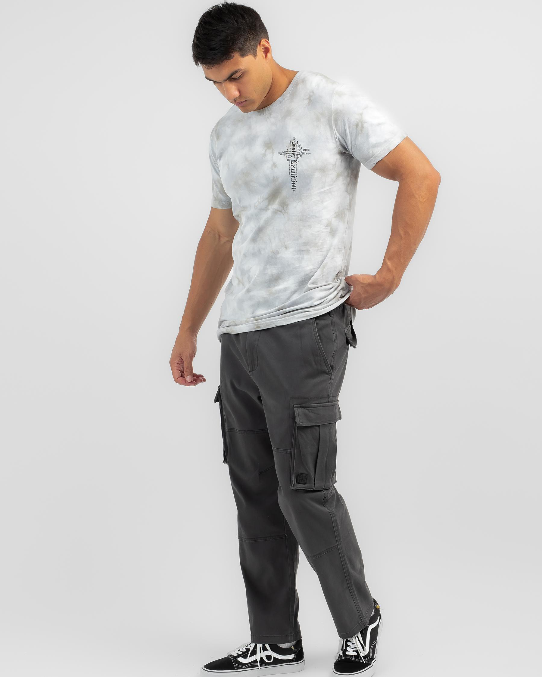 Shop Dexter Annihilate Cargo Pants In Charcoal - Fast Shipping & Easy ...
