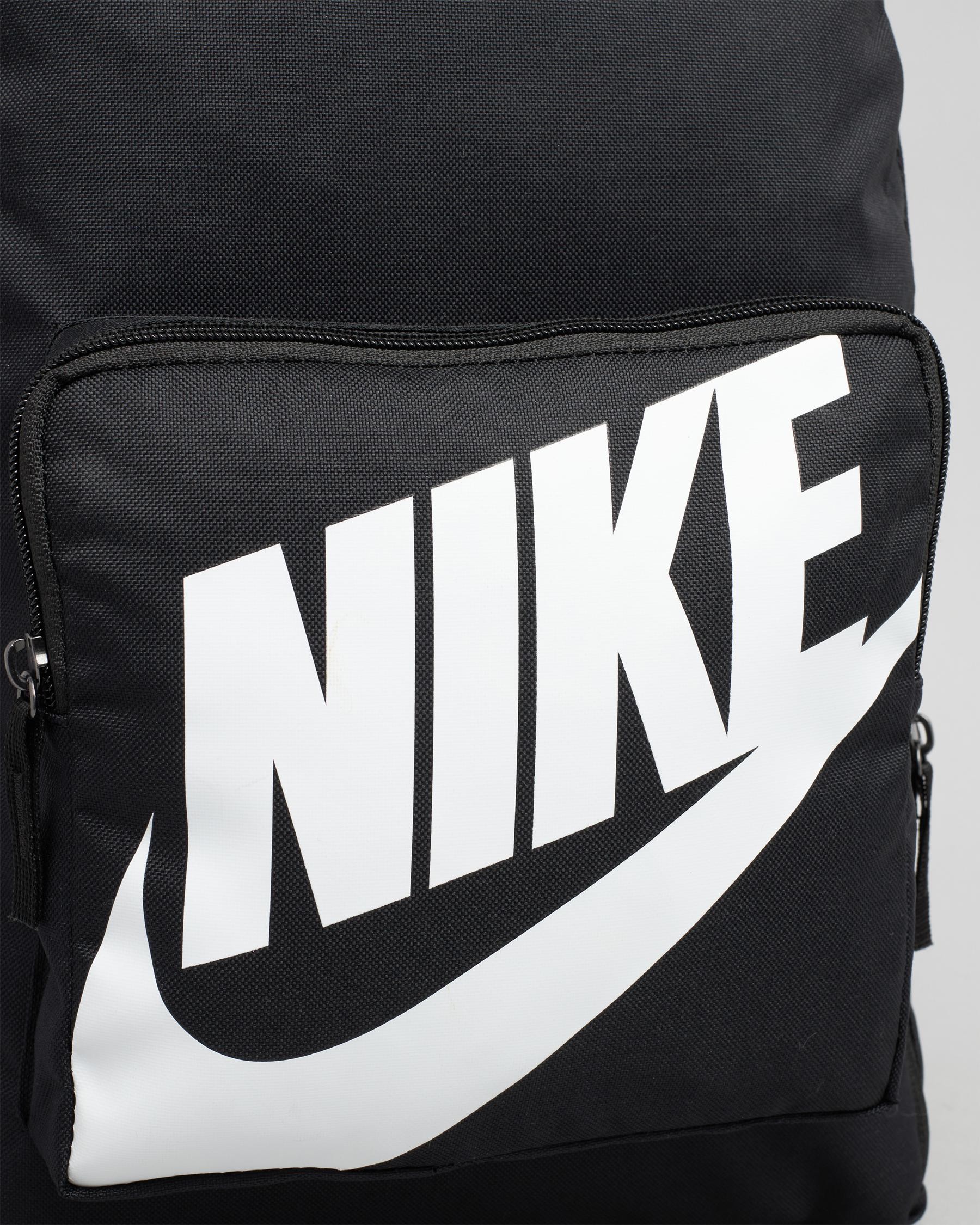 Nike Classic Kids Backpack In Black/black/white - Fast Shipping & Easy ...