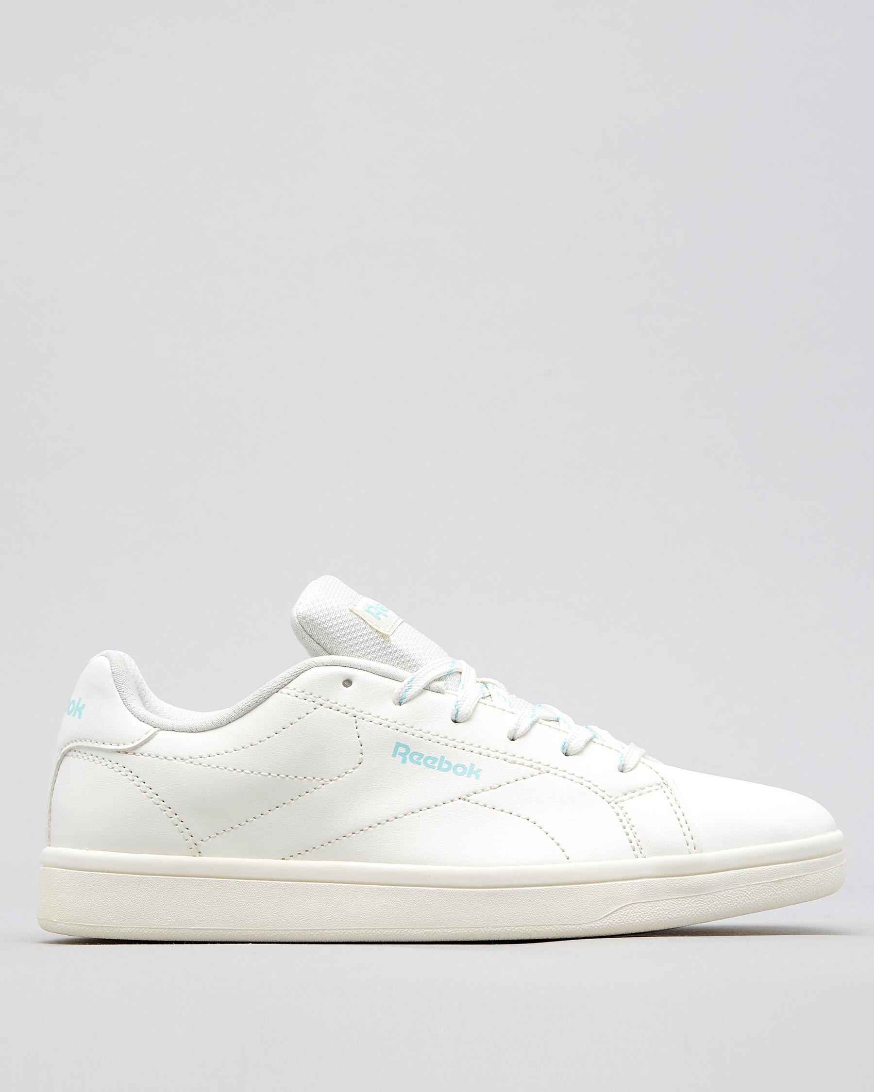 Shop Reebok Womens Royal Complete CLN2 Shoes In Chalk/digital Glow ...