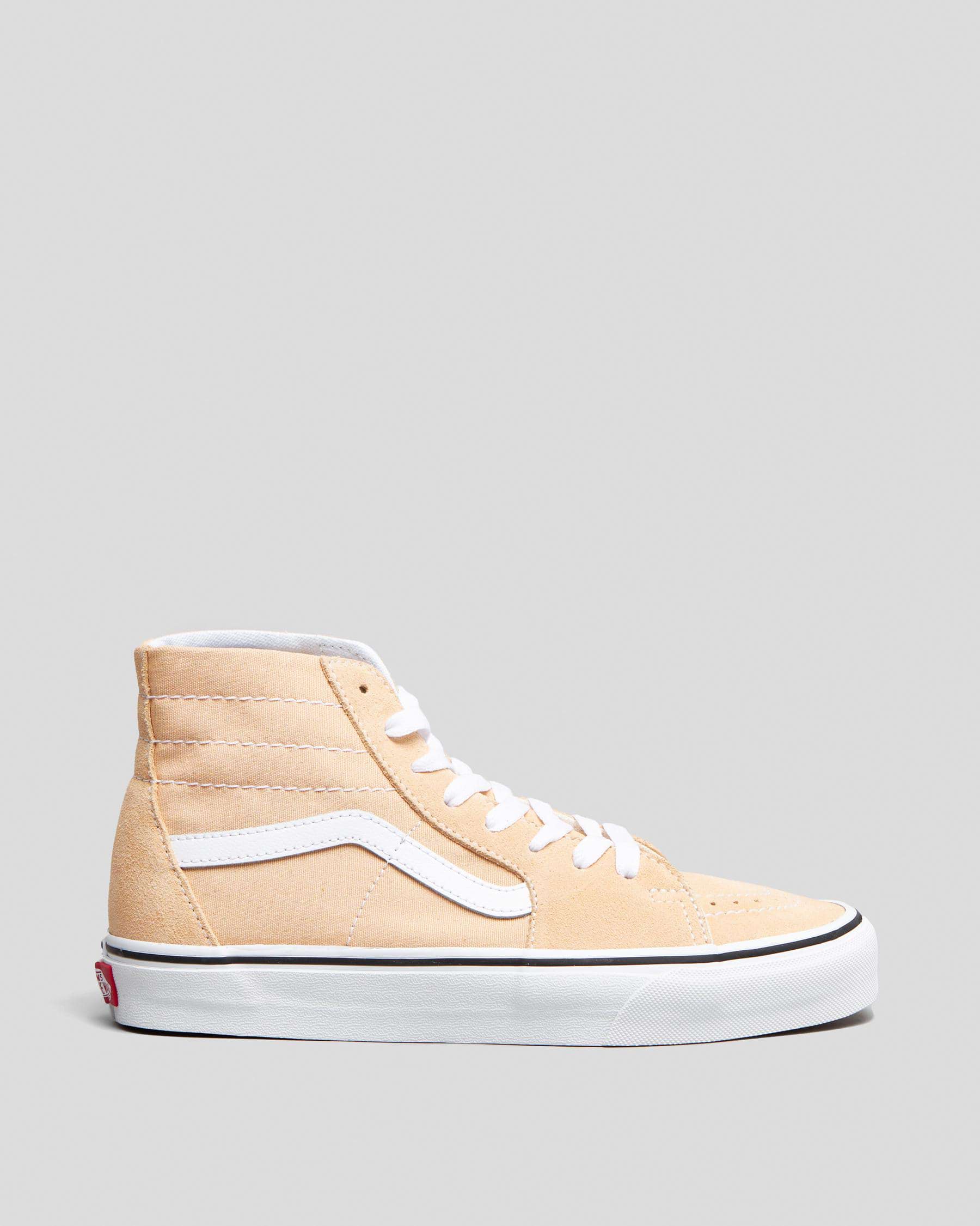 Vans Womens Sk8-Hi Tapered Color Theory Shoes In Honey Peach - Fast ...