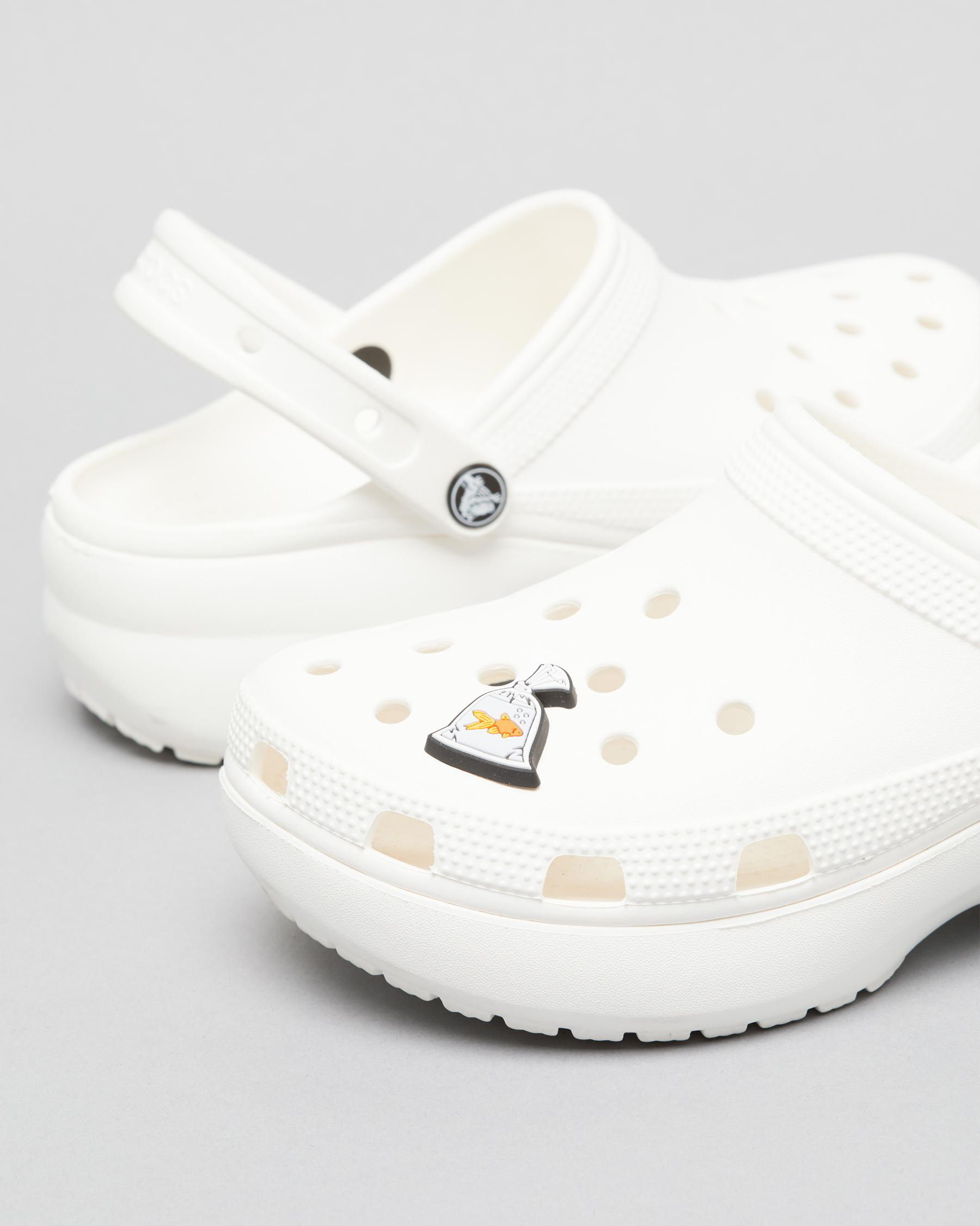 Crocs Gold Fish In Baggy Jibbitz In Multi Fast Shipping & Easy