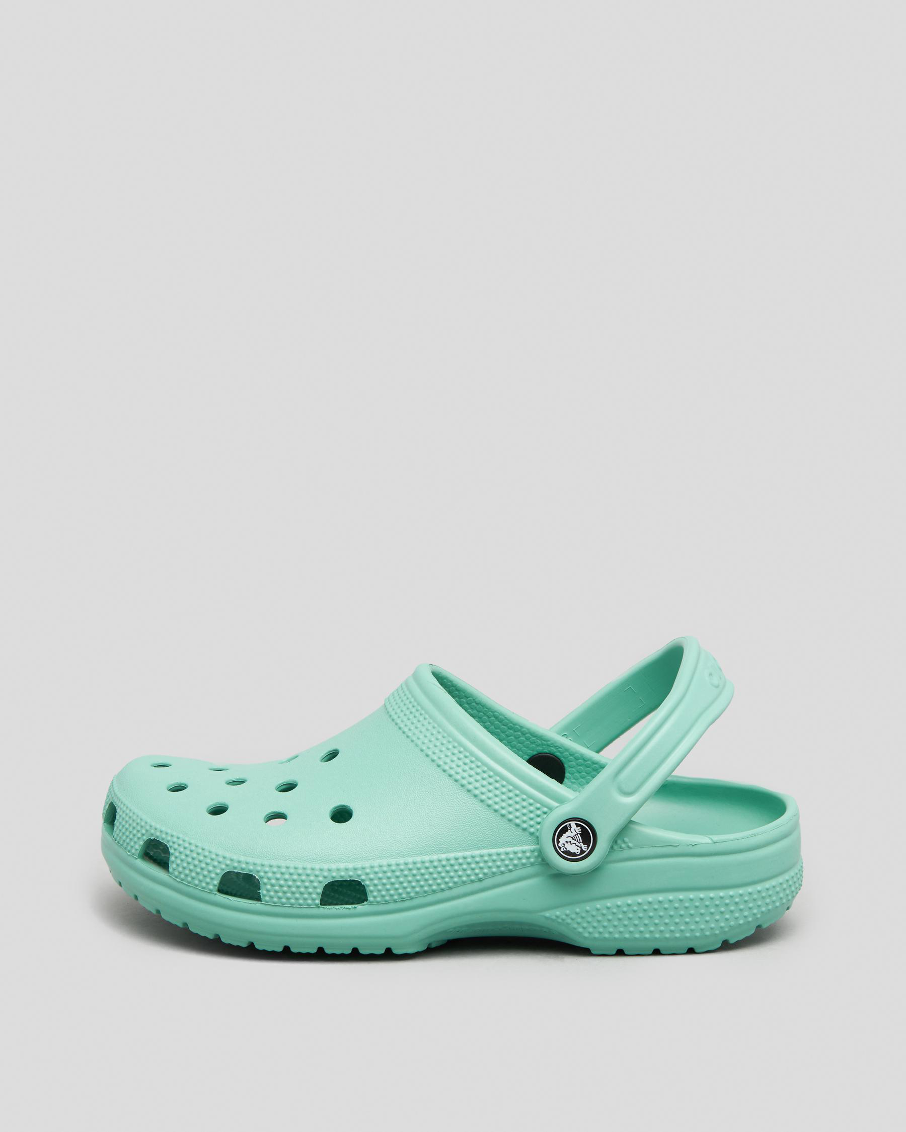 Shop Crocs Classic Clogs In Jade Stone Fast Shipping & Easy Returns