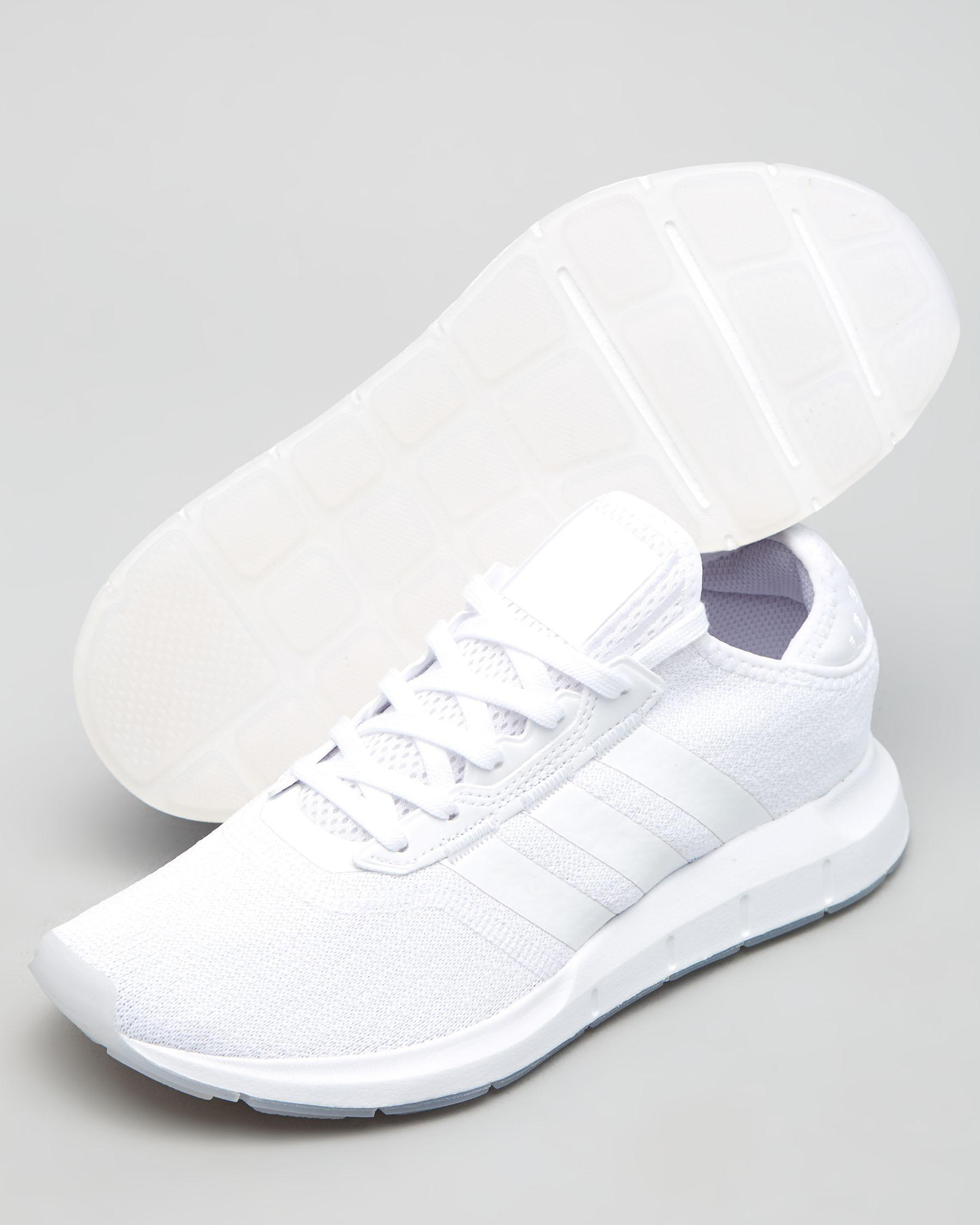 Adidas Womens Swift Run X Shoes In White/white/pink Tint Fast