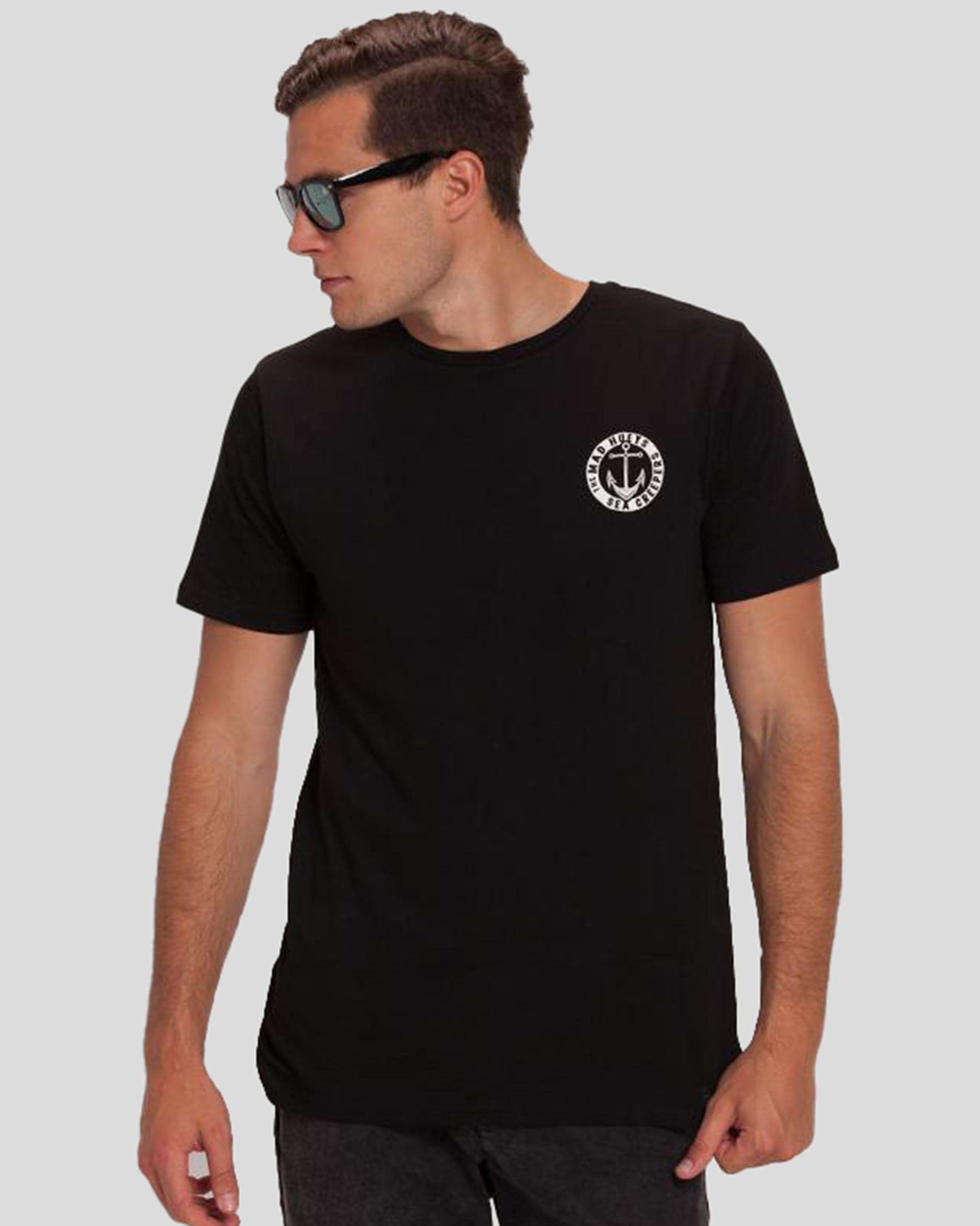 Shop The Mad Hueys Sea Creepers T-Shirt In Black - Fast Shipping & Easy ...