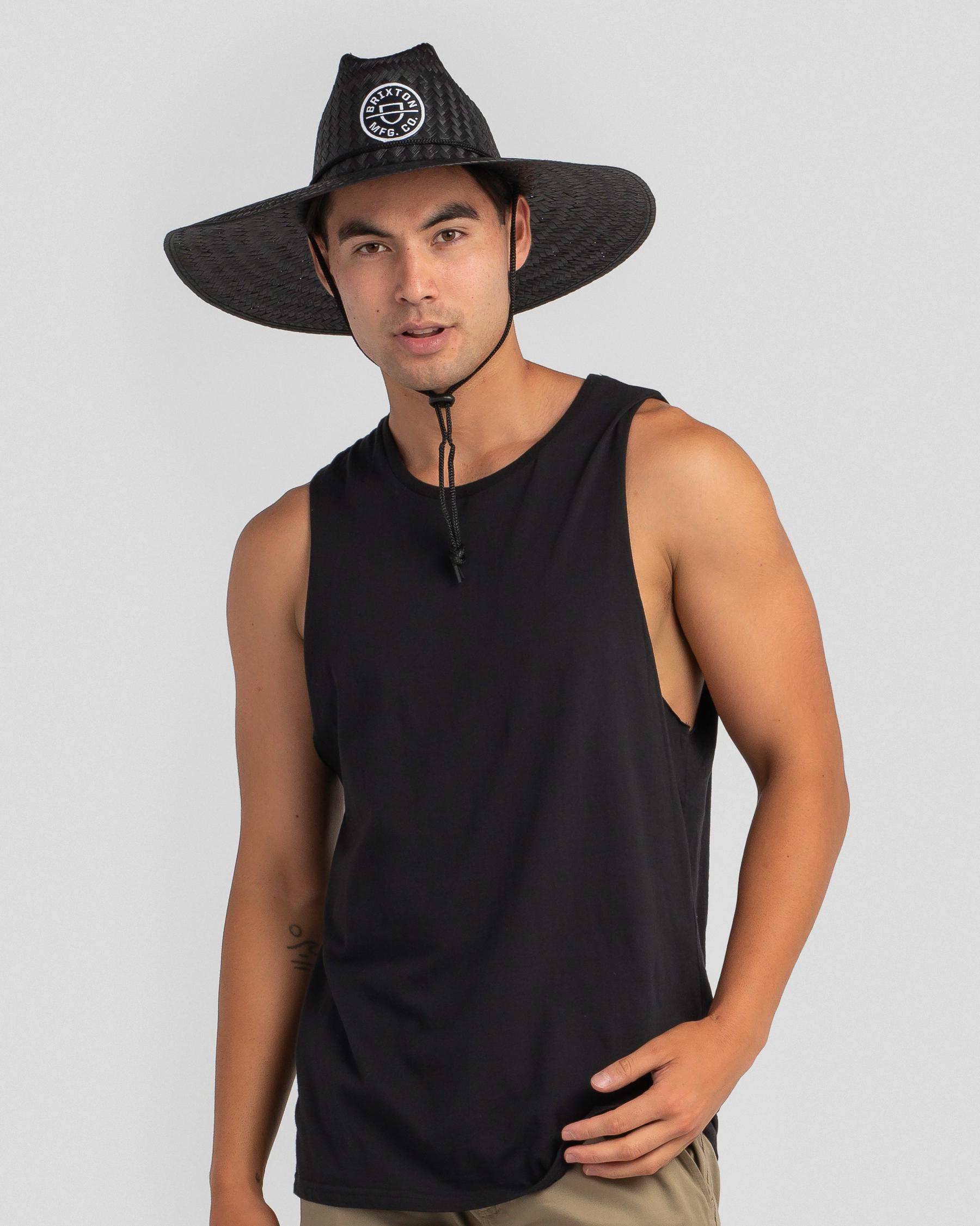 Brixton Unisex Crest Sun Hat in Natural