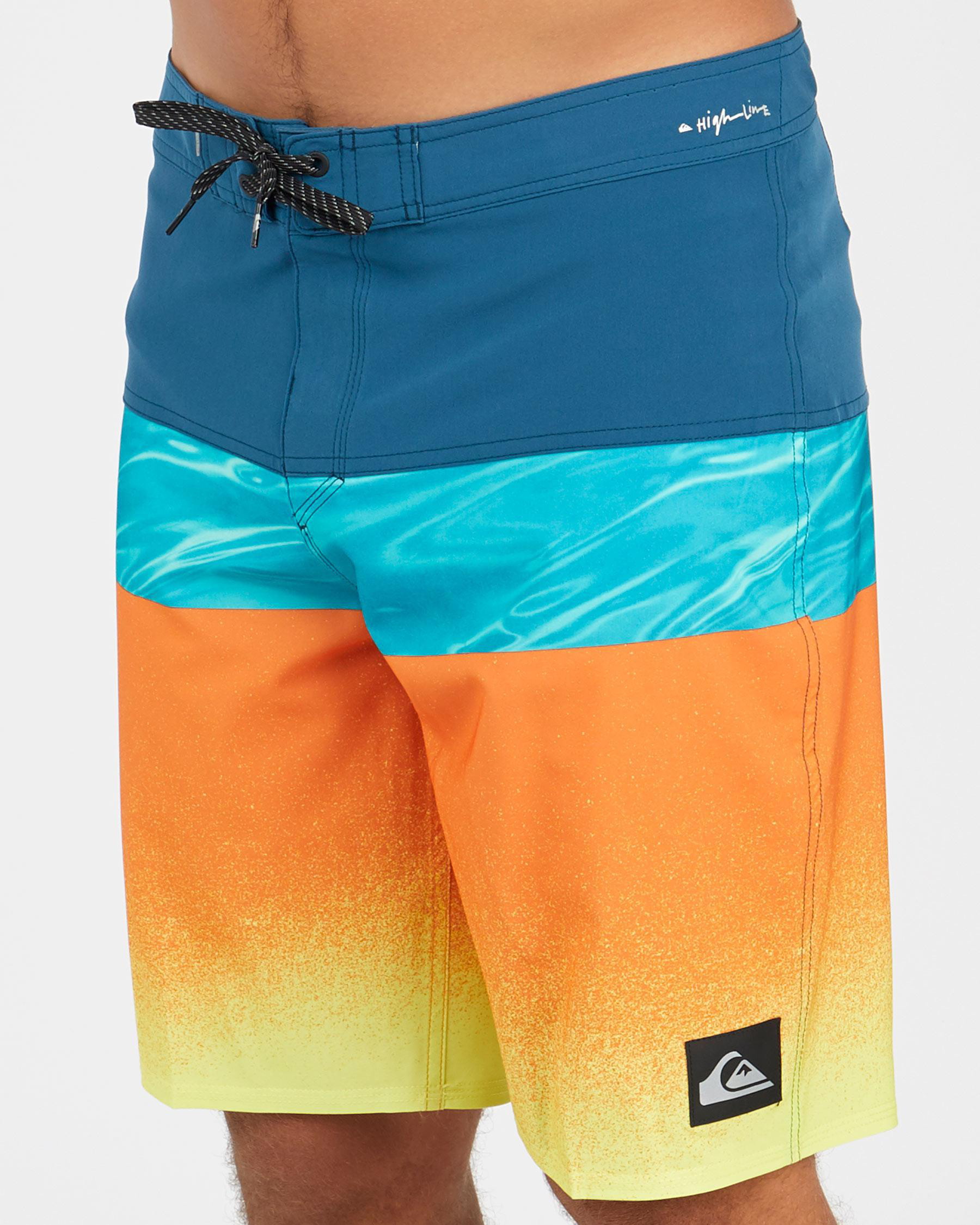 Quiksilver Highline Hold Down Board Shorts In Majolica Blue City