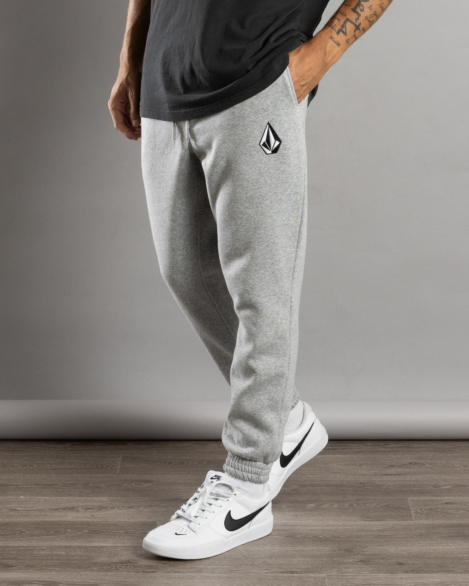 Volcom Men's Tech Fleece Pants - 290g Hydrophobic Fleece Comfort Pants
