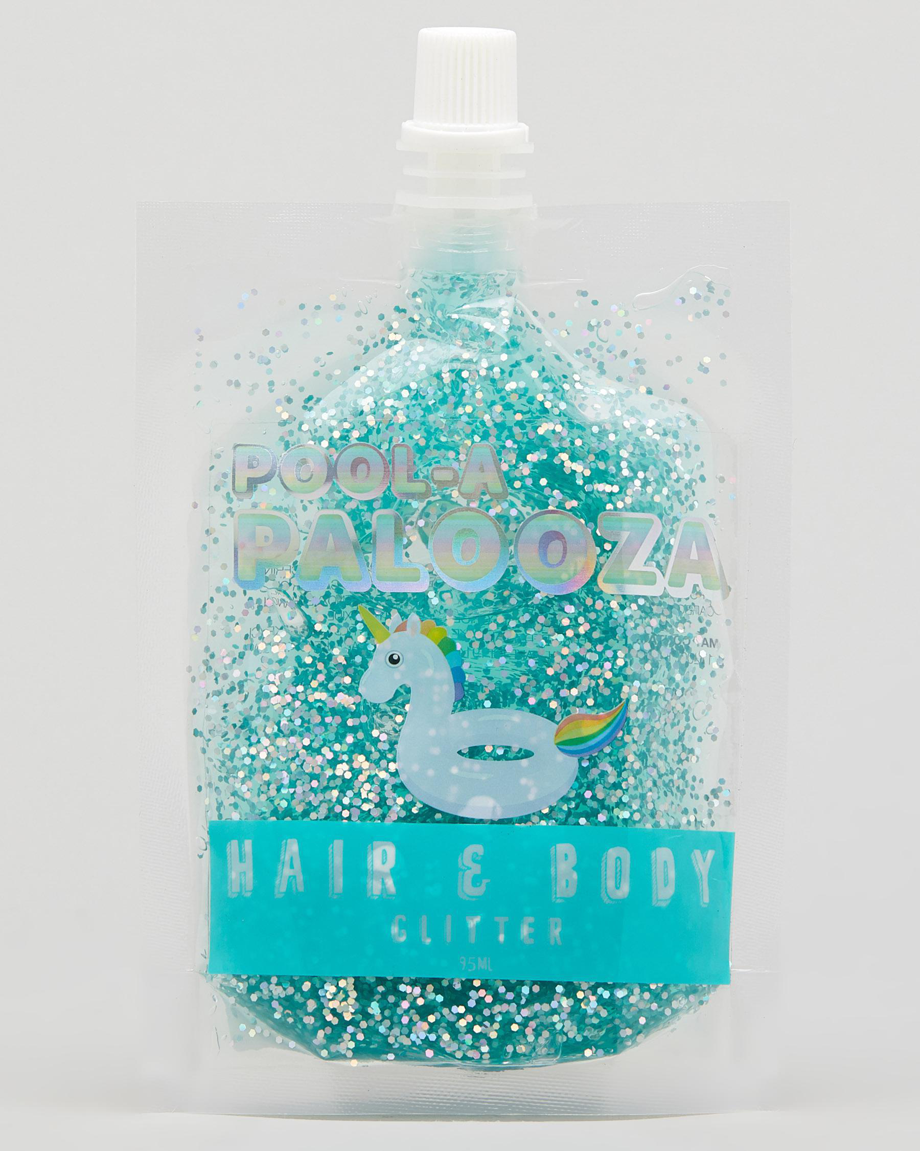 Mooloola Glitter Gel Hair & Body Pack In Blue Fast Shipping & Easy