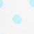 Cream/light Blue Polka