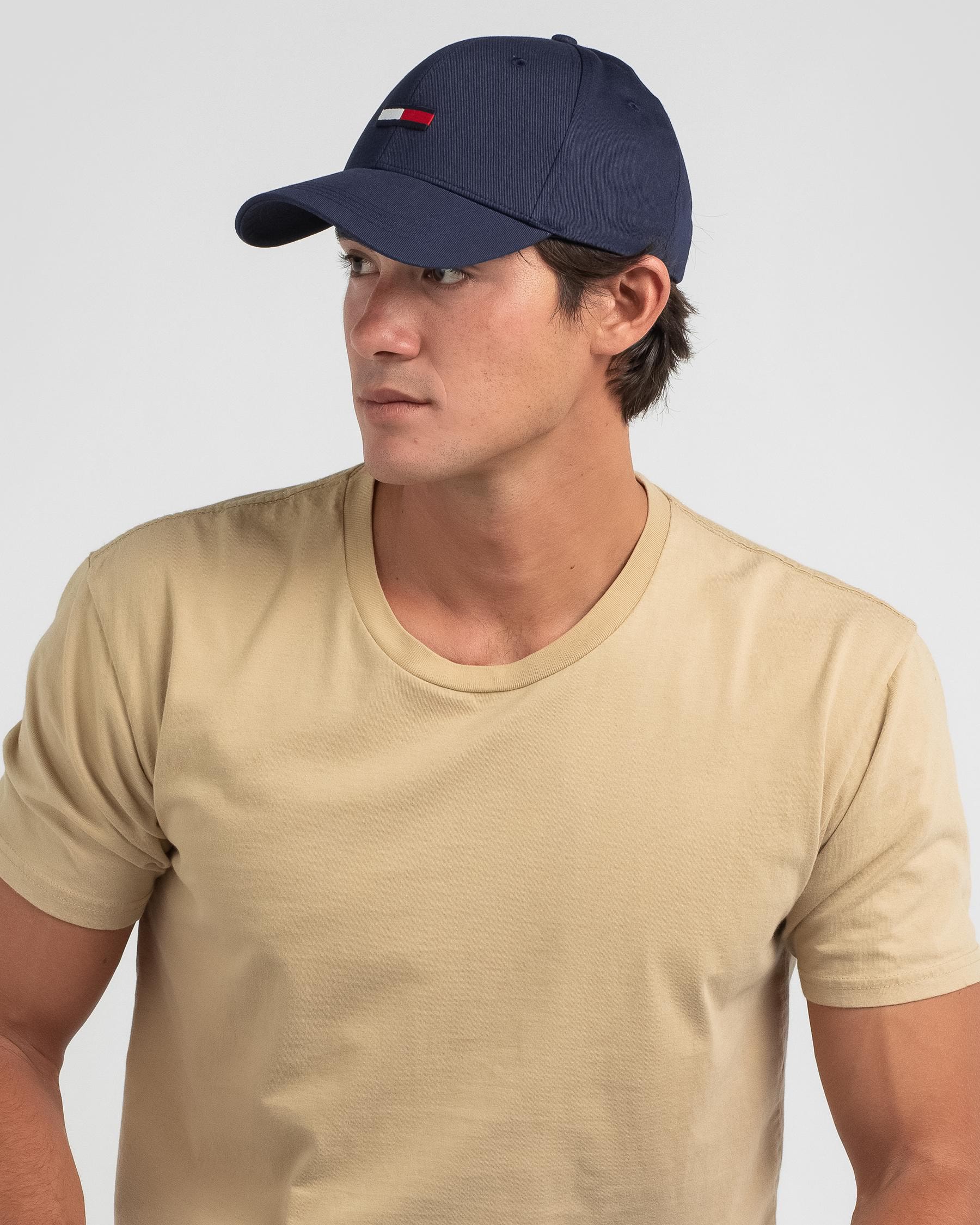 Tommy Hilfiger TJM Returns Shipping Beach Cap FREE* Twilight - & Easy City United Flag - In States Navy