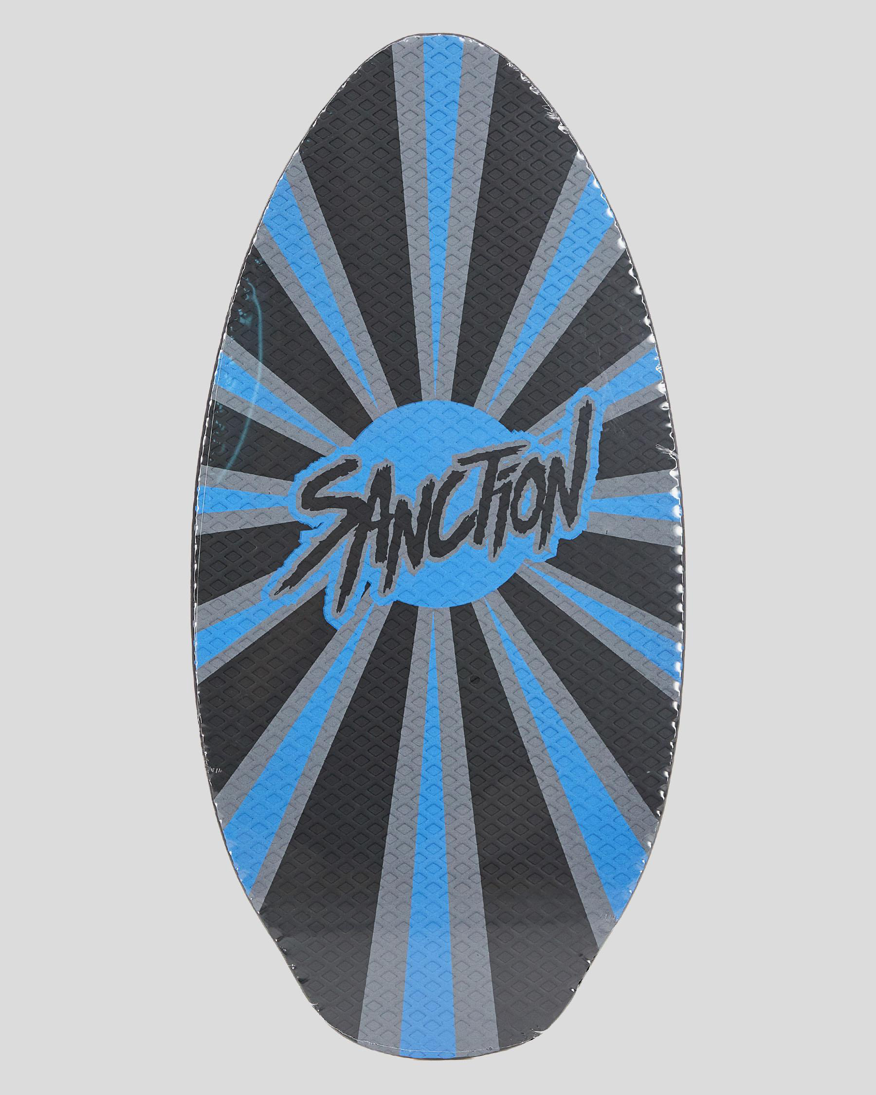 Sanction Rising 41" Skimboard In Black/blue Fast Shipping & Easy