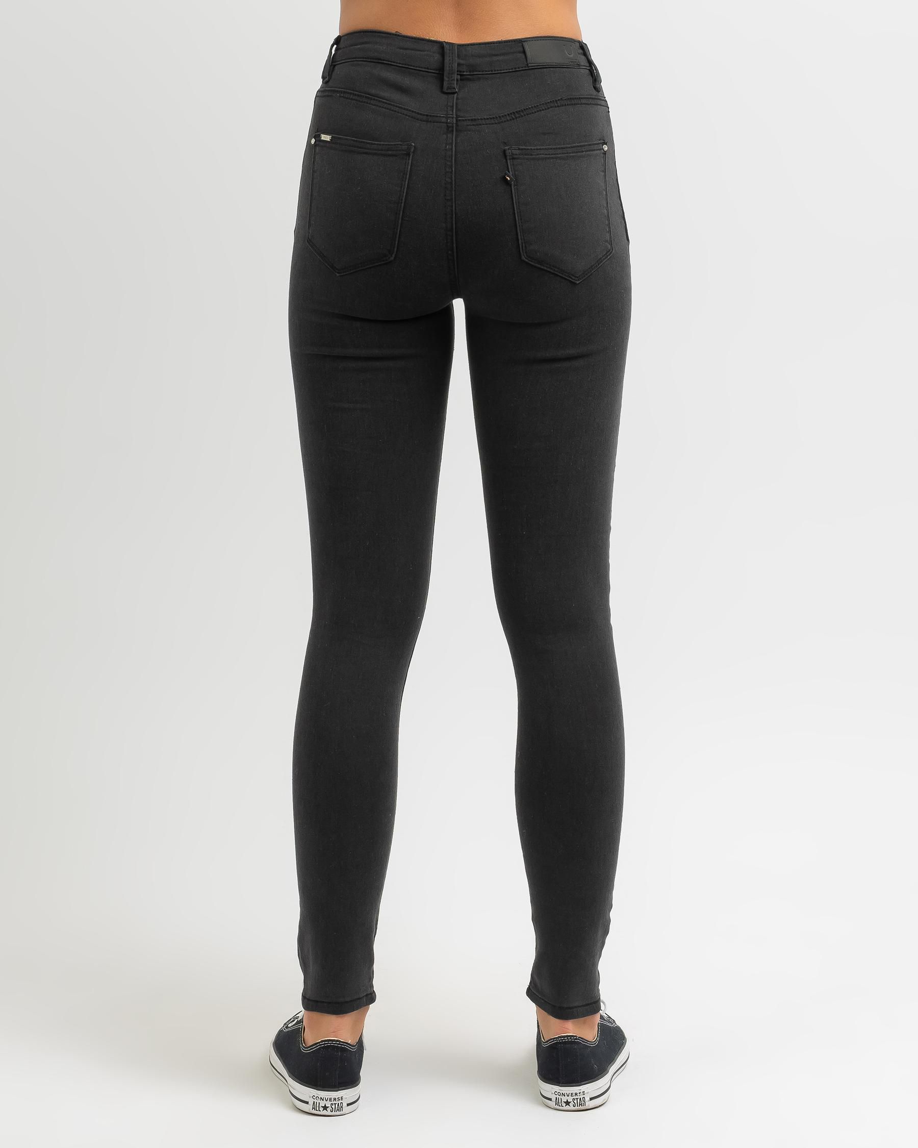 Used Stafford Jegging In Washed Black - Fast Shipping & Easy Returns ...