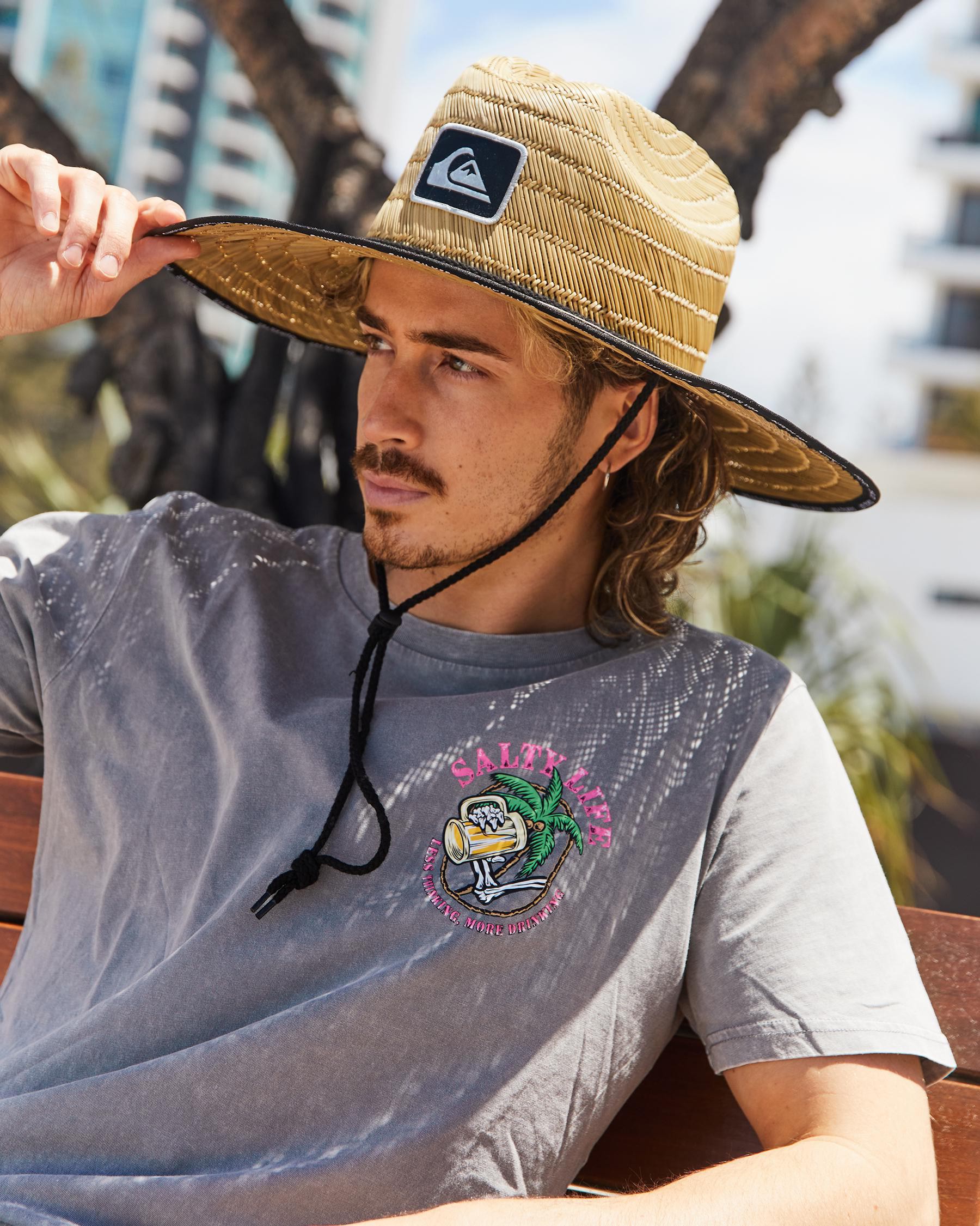 Shop Quiksilver Dredged Straw Hat In Black - Fast Shipping & Easy Returns -  City Beach Australia