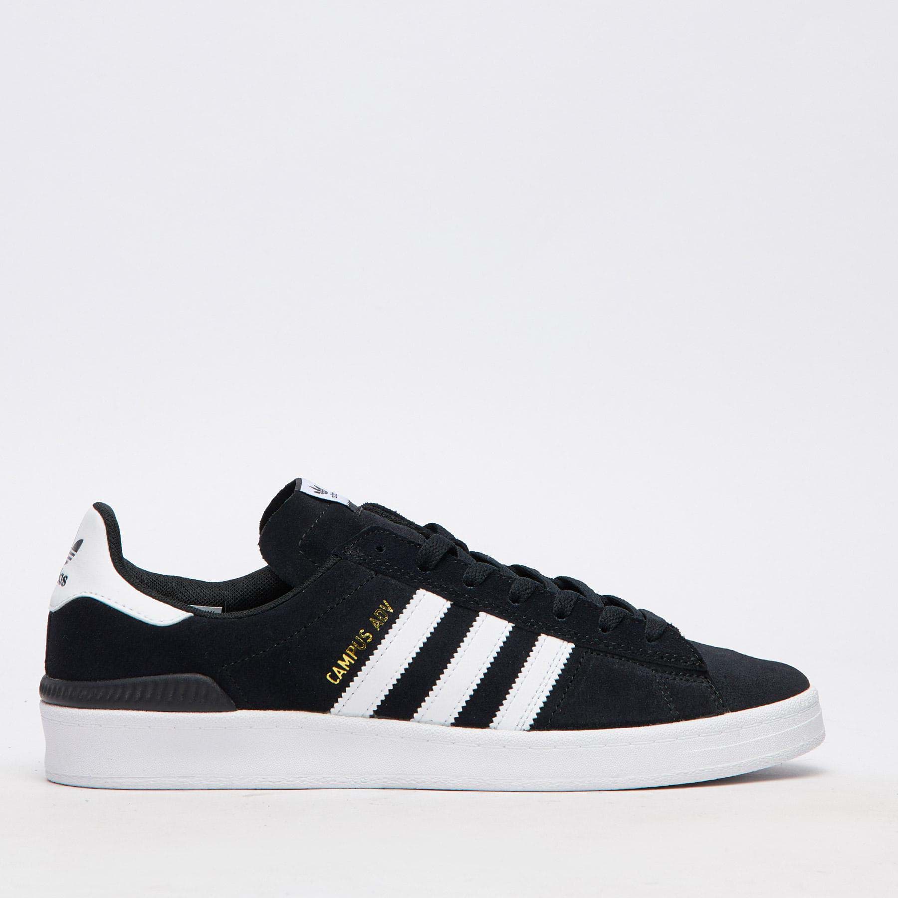 Adidas Campus ADV Shoes In Core Black/ftwr White/ftw - Fast Shipping ...