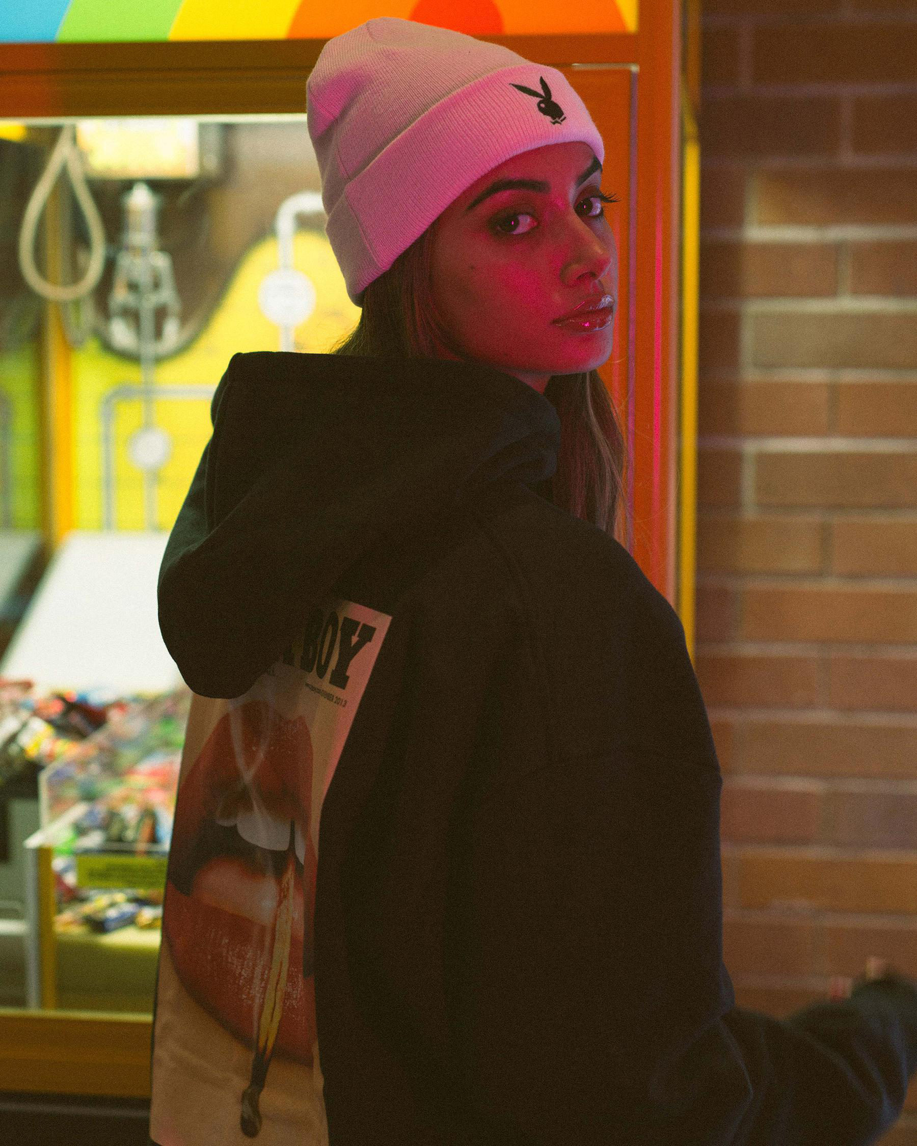 Playboy Bunny Beanie In Musk | City 