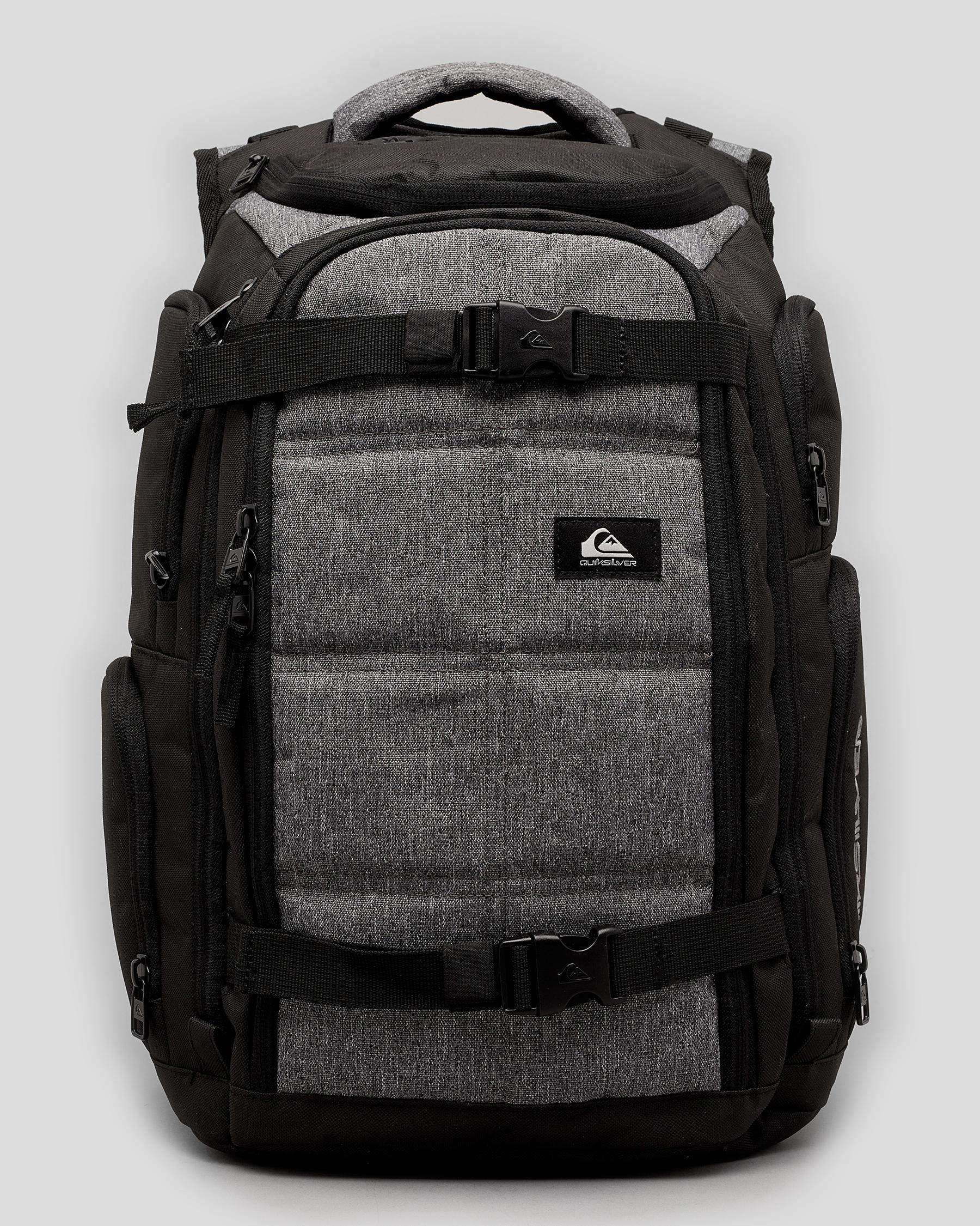 Quiksilver Grenade Backpack In Heather Grey Fast Shipping & Easy