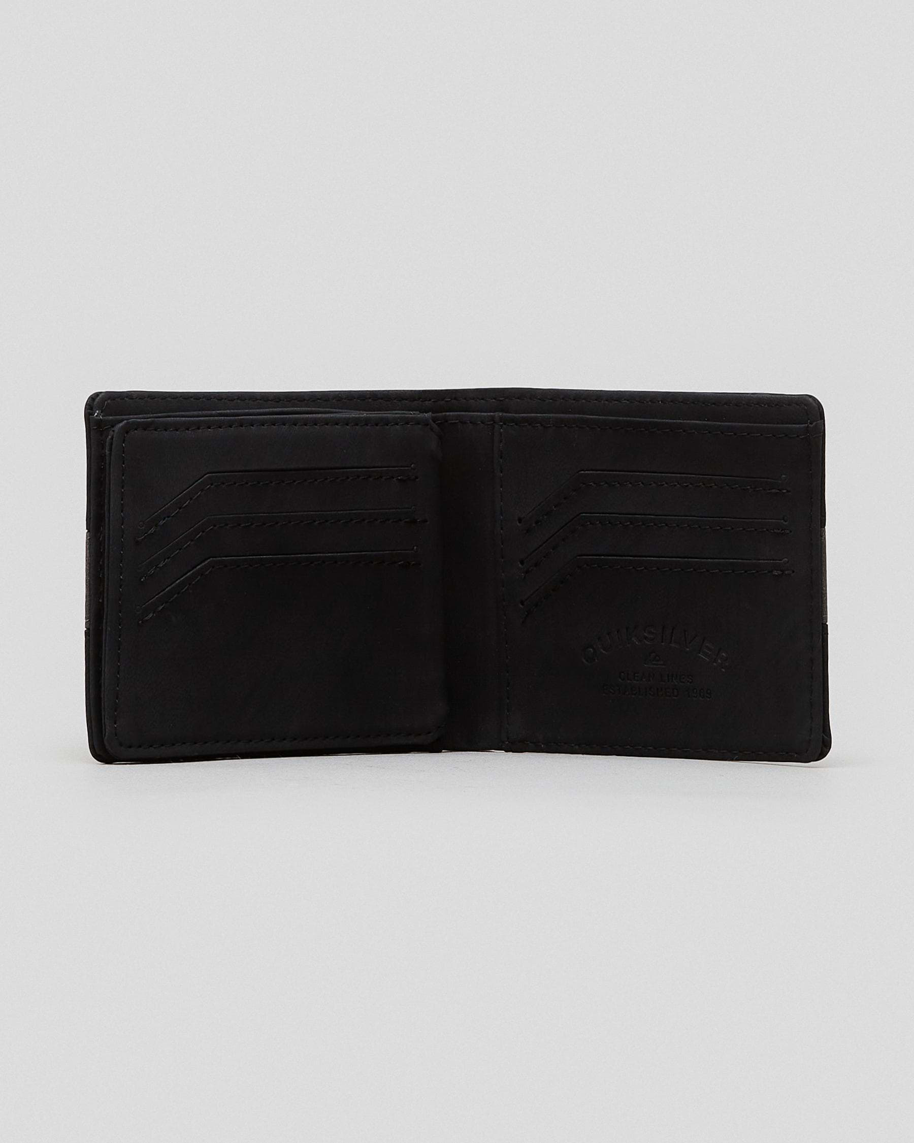 Quiksilver Arch Parch Wallet In Black - Fast Shipping & Easy Returns ...