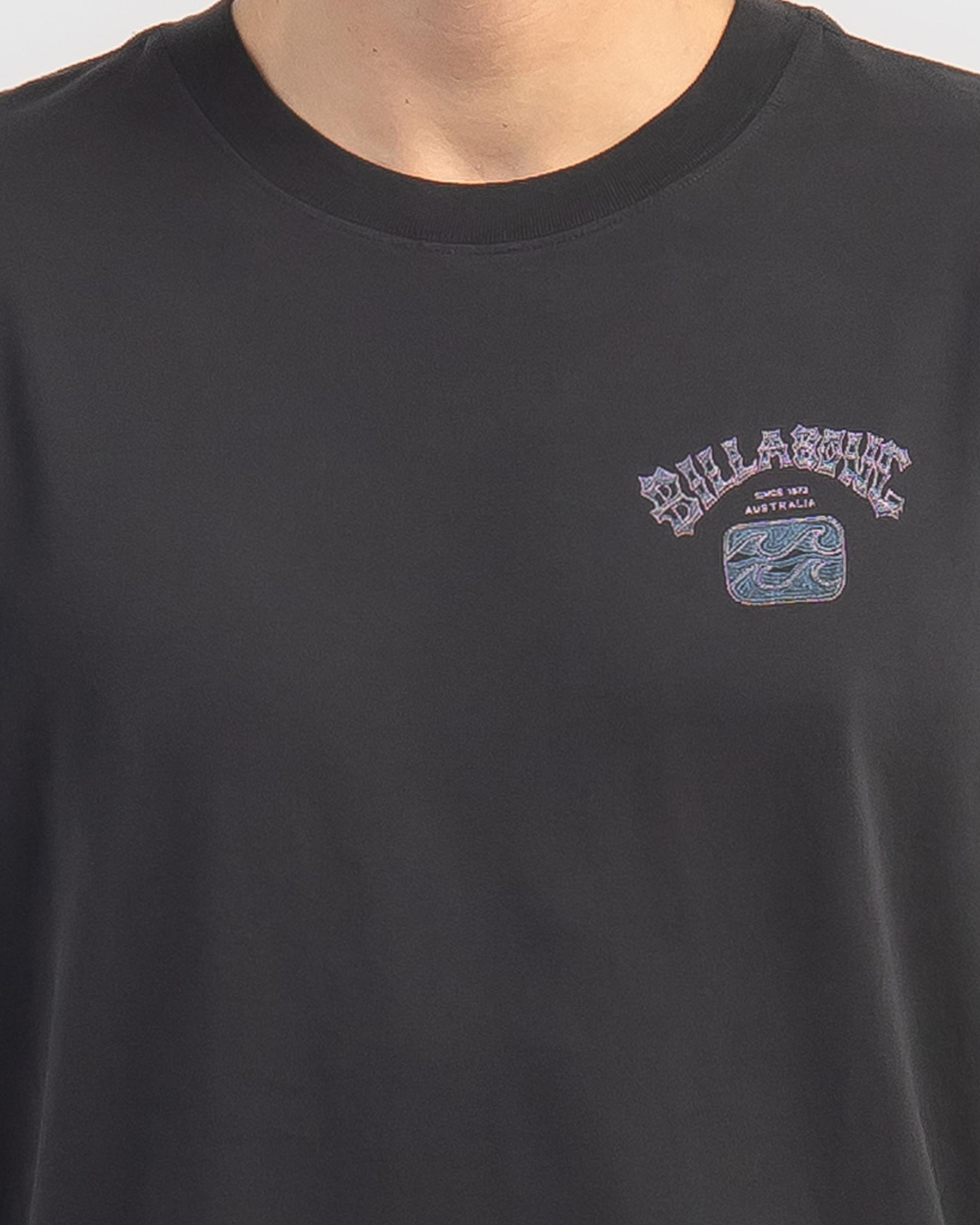 Billabong Heritage Arch T-Shirt In Black - Fast Shipping & Easy Returns ...