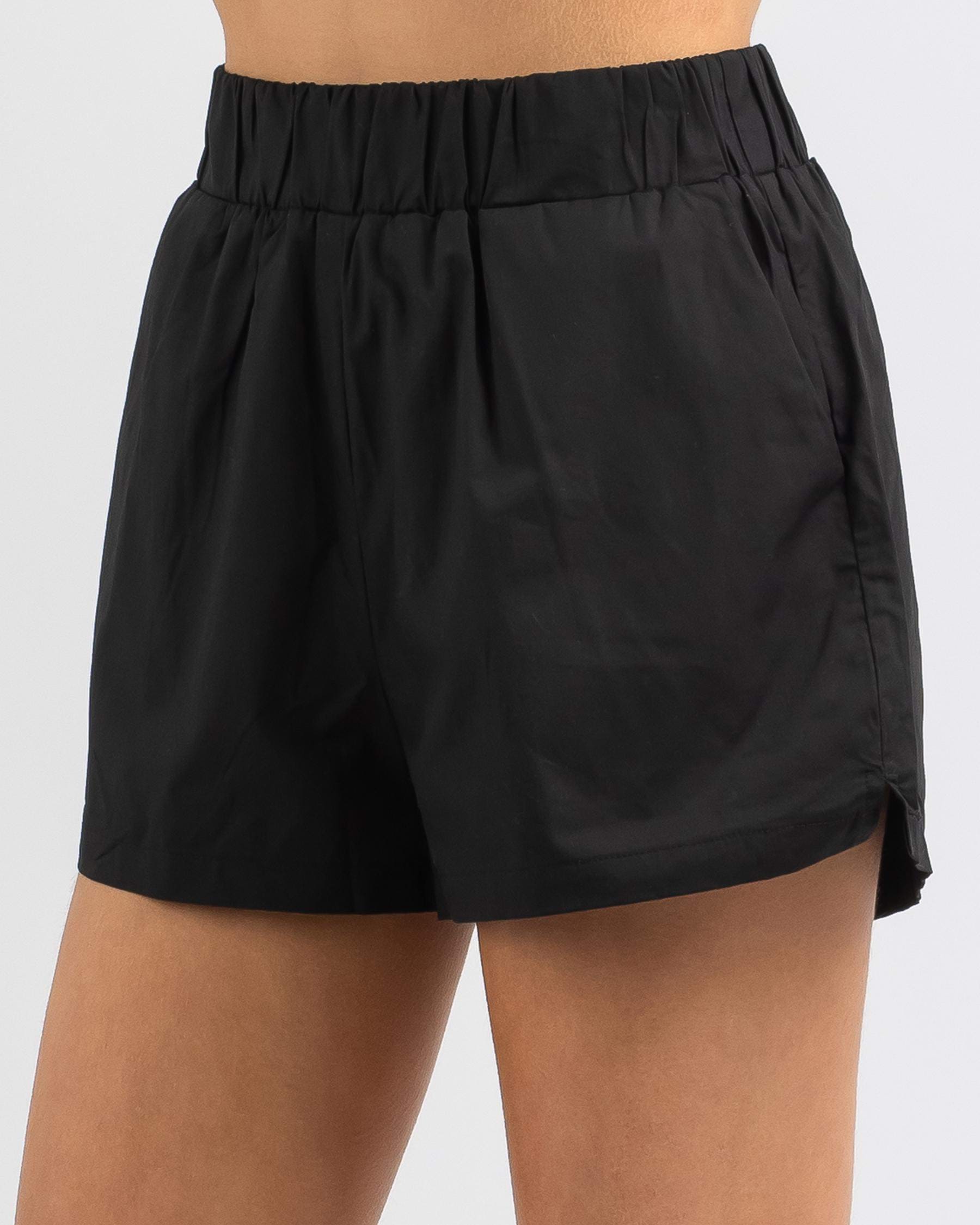 Shop Ava And Ever Poppy Shorts In Black - Fast Shipping & Easy Returns ...