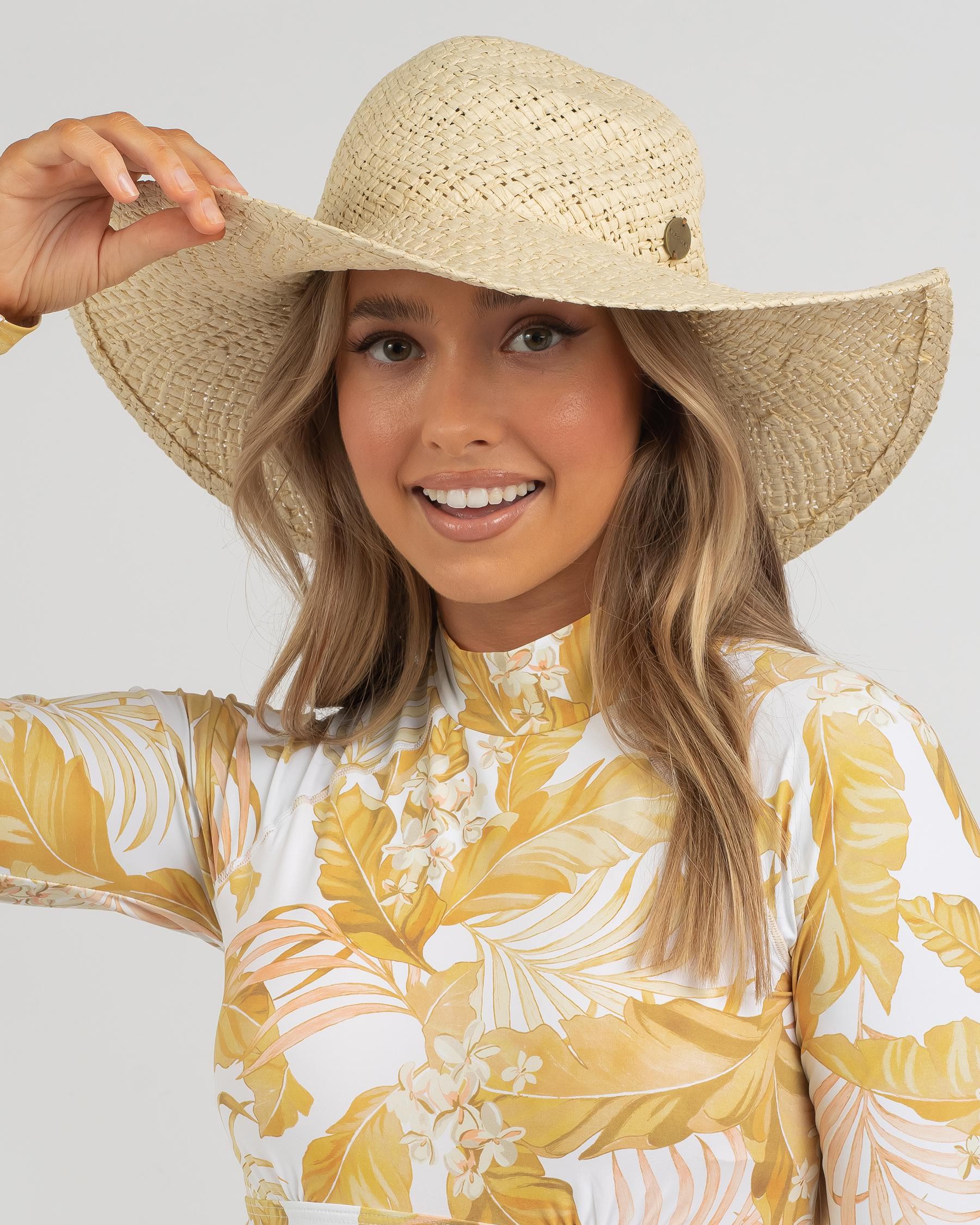 Shop Rip Curl Sandy Boho Floppy Hat In Natural - Fast Shipping & Easy ...