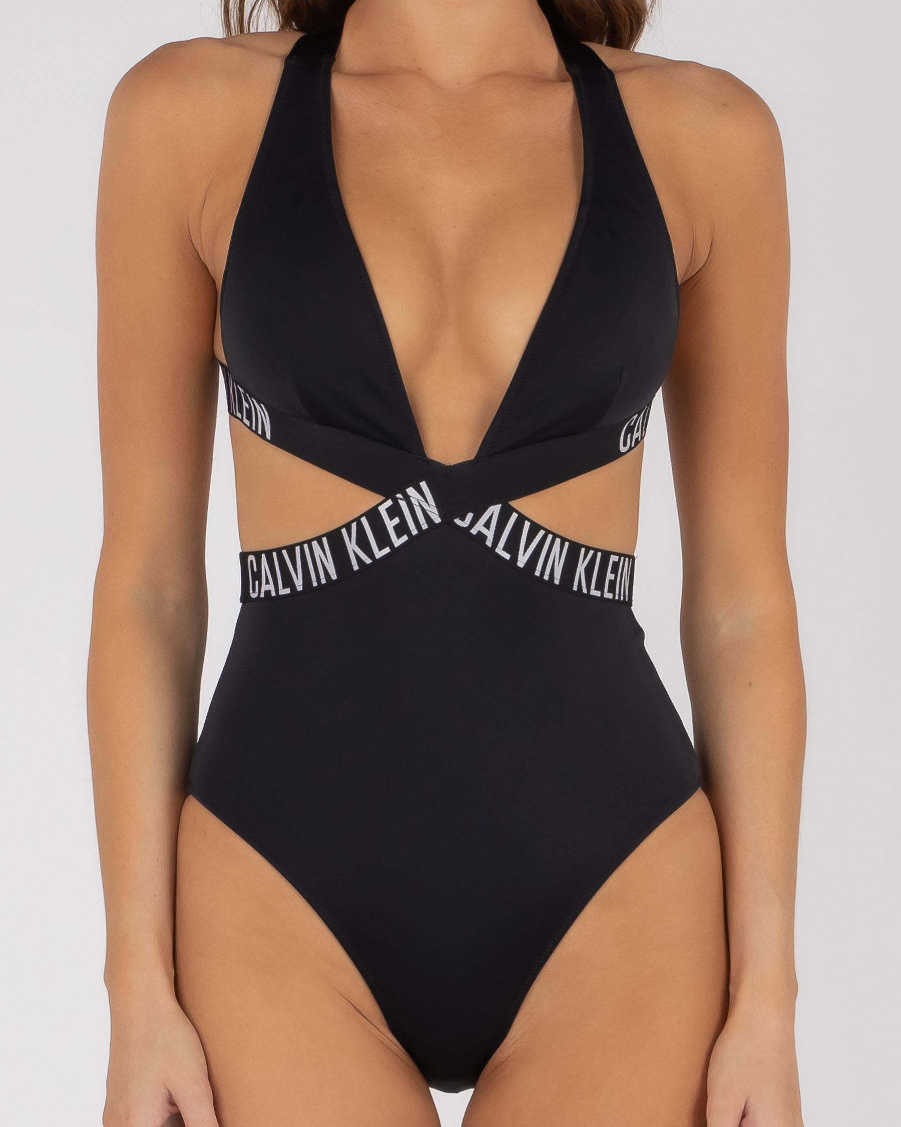 calvin klein plunge swimsuit