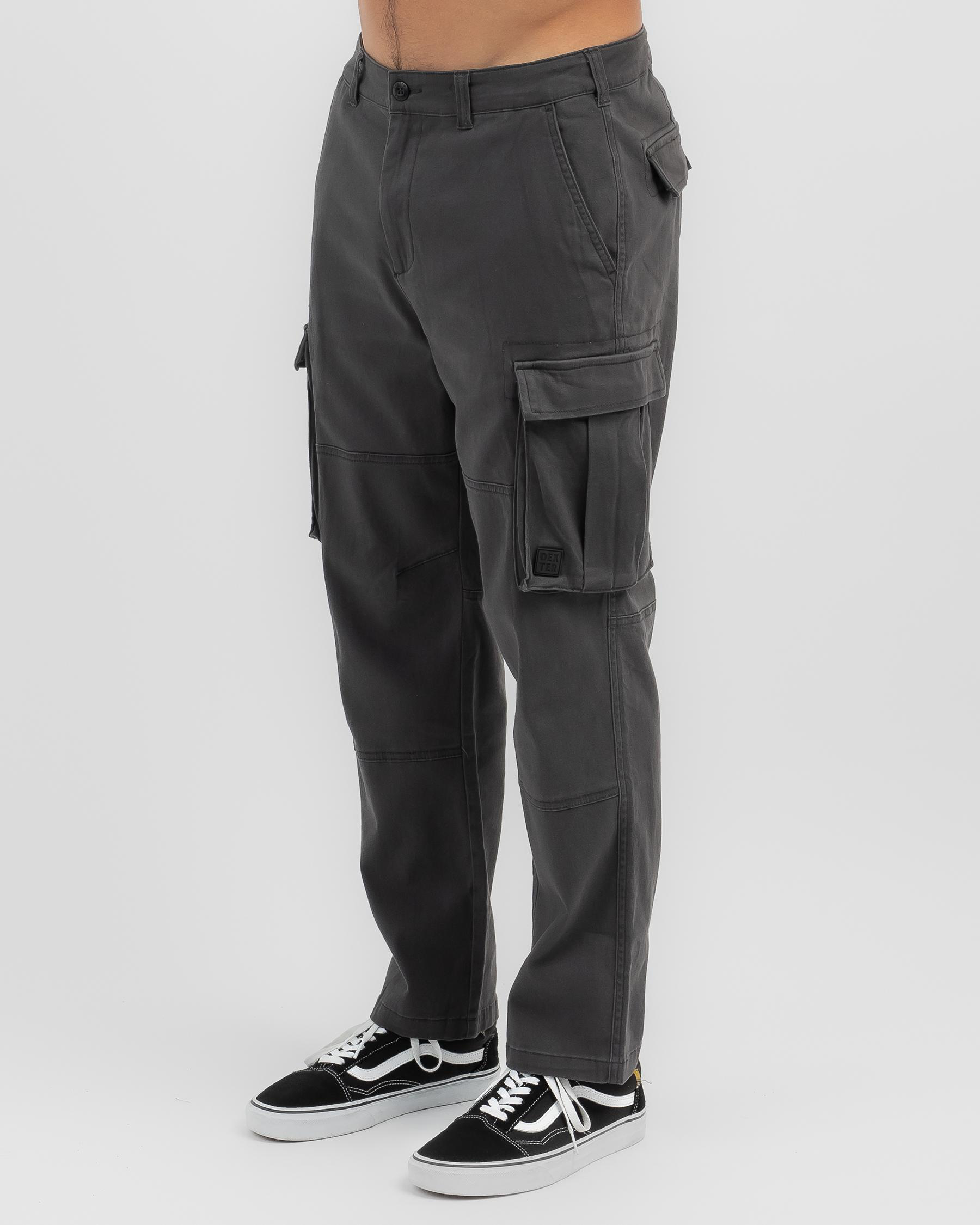 Dexter Annihilate Cargo Pants In Charcoal - Fast Shipping & Easy ...