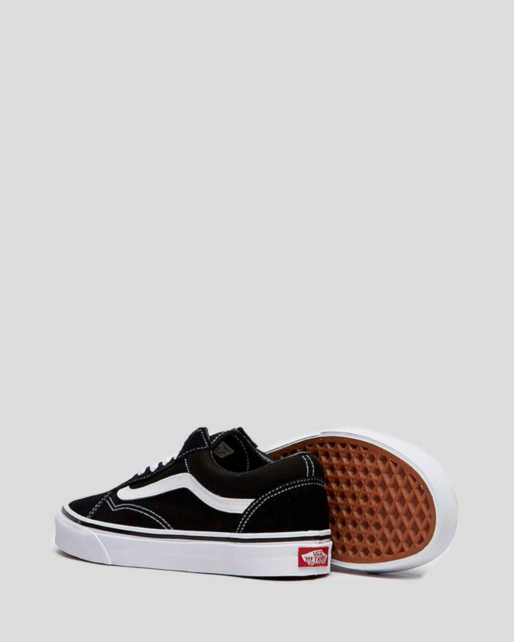 womens black vans size 8