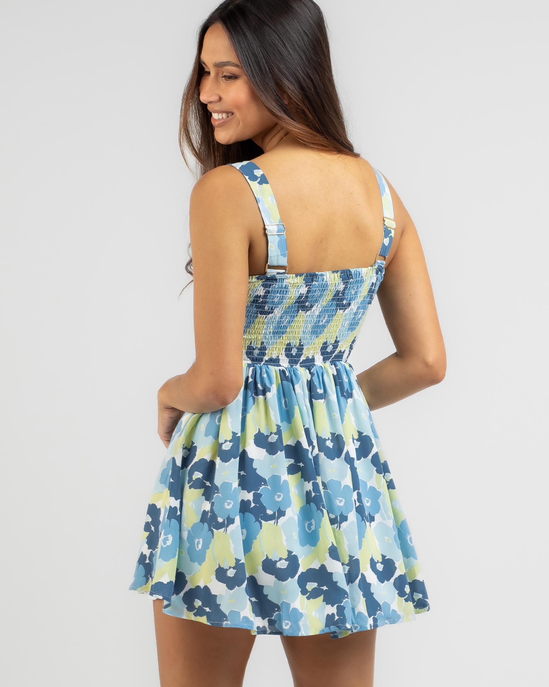 Ava And Ever Shelly Dress In Blue - Fast Shipping & Easy Returns - City ...