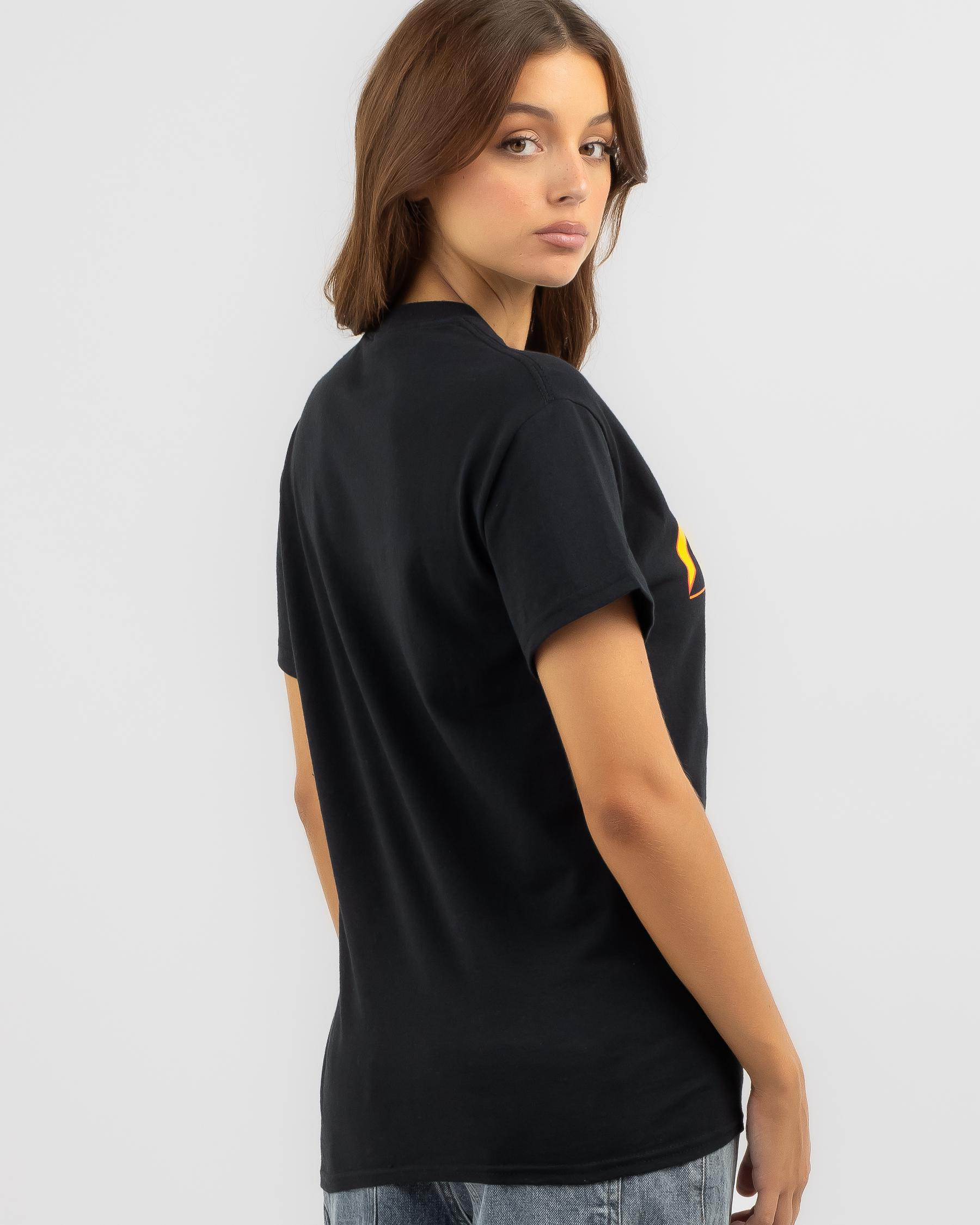 thrasher shirt girl crop top