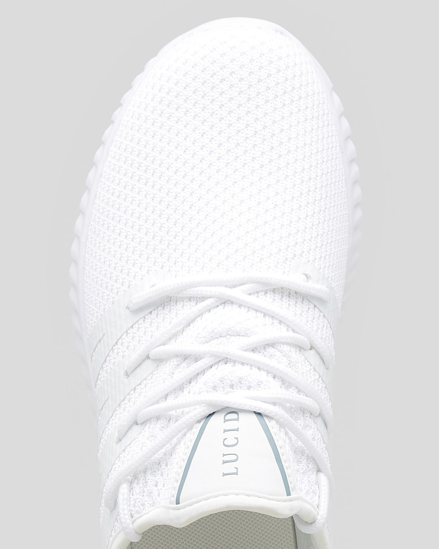 Shop Lucid Halifax Shoes In White/white/grey Fast Shipping & Easy Returns City Beach Australia