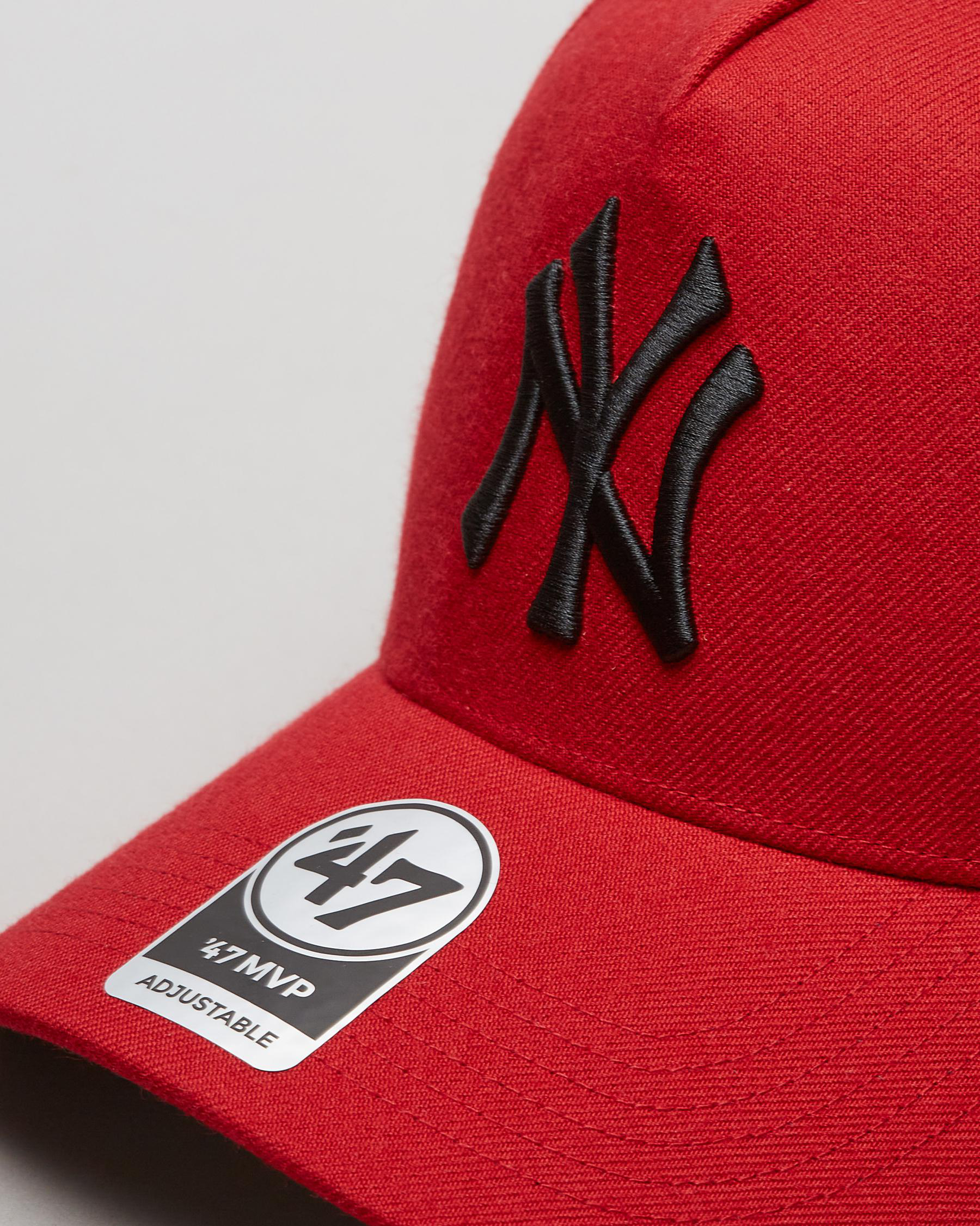 Forty Seven New York Yankees 47 MVP DT Snapback Cap In Red - FREE ...