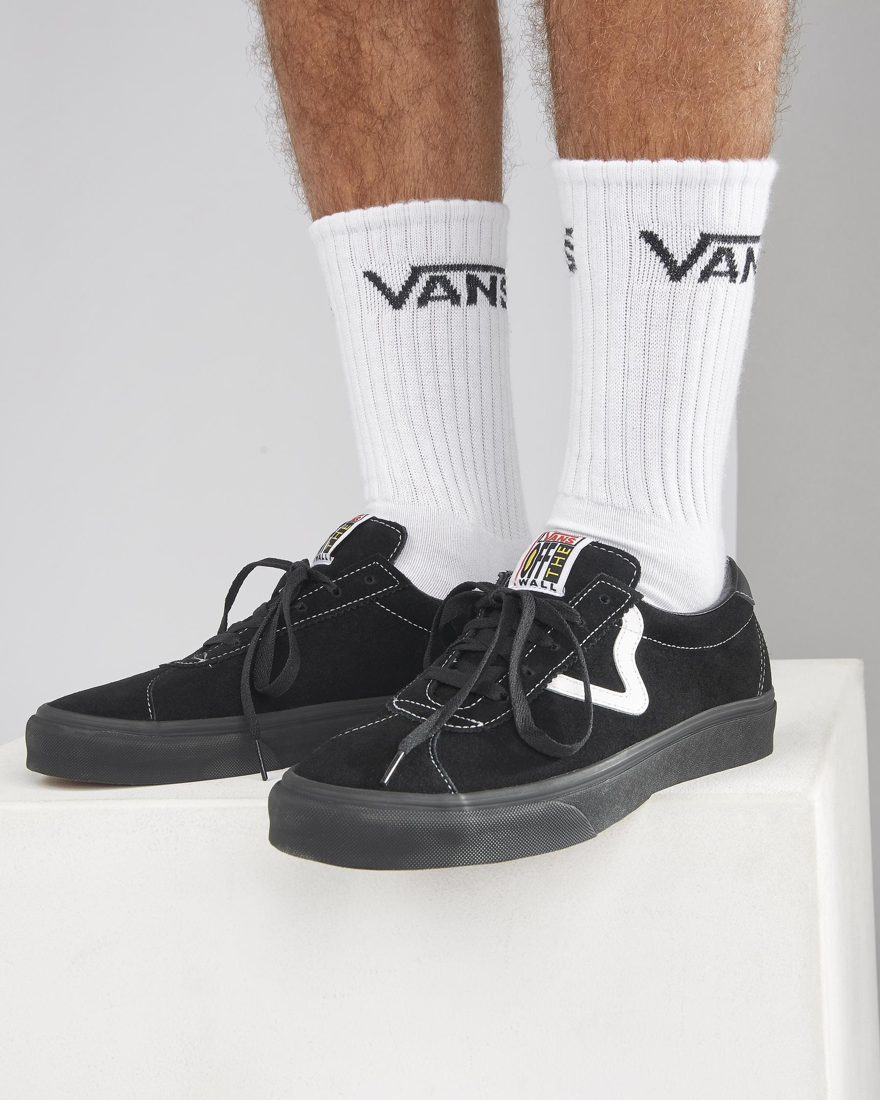 Vans Sport Shoes In Black/black - Fast Shipping & Easy Returns - City ...