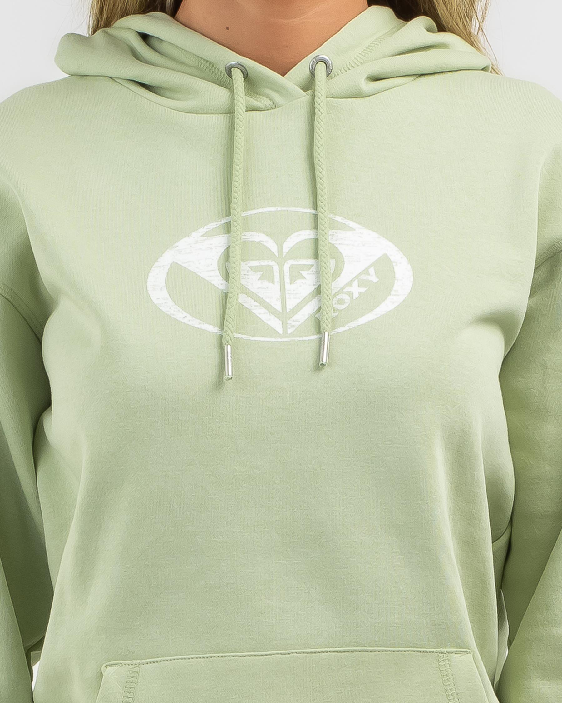 Sweat à Capuche Femme Roxy Surf Stoked - Polaire Brossée, Coupe Relaxed, Poche Kangourou, Sérigraphie Surf