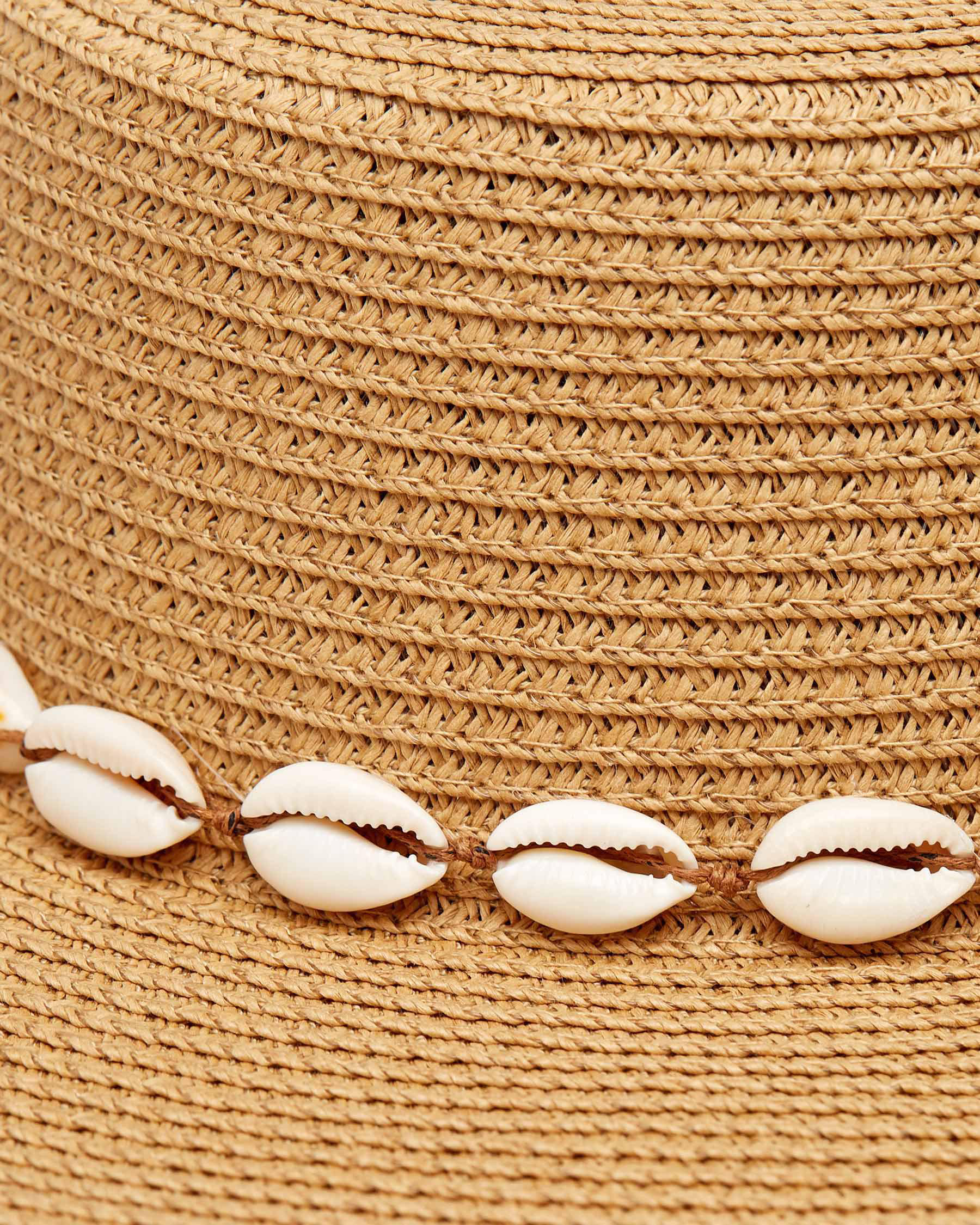 Shop Mooloola Shell Boater Hat In Tan - Fast Shipping & Easy Returns ...