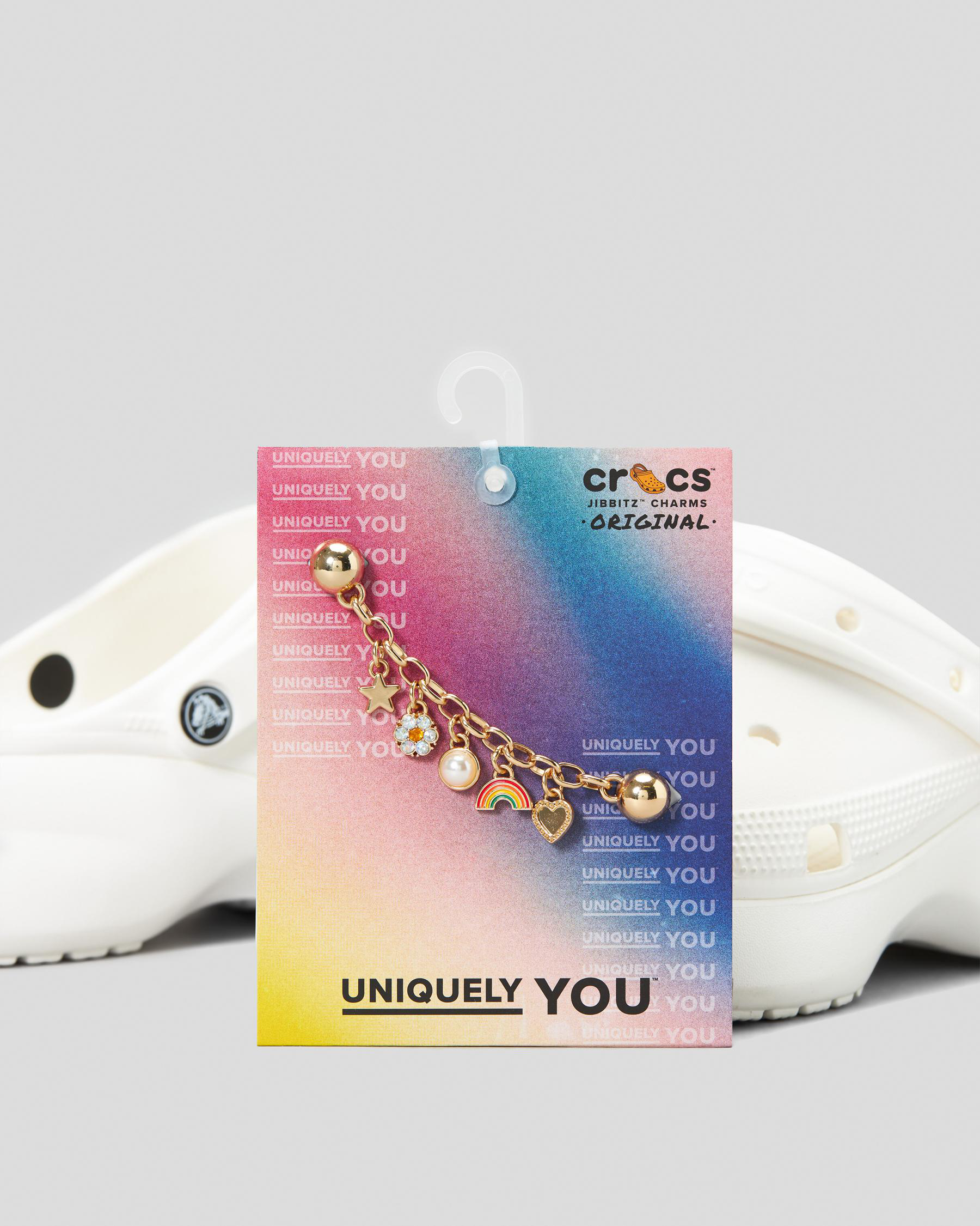 Shop Crocs Friendship Bracelet Chain Jibbitz In Multi Fast Shipping