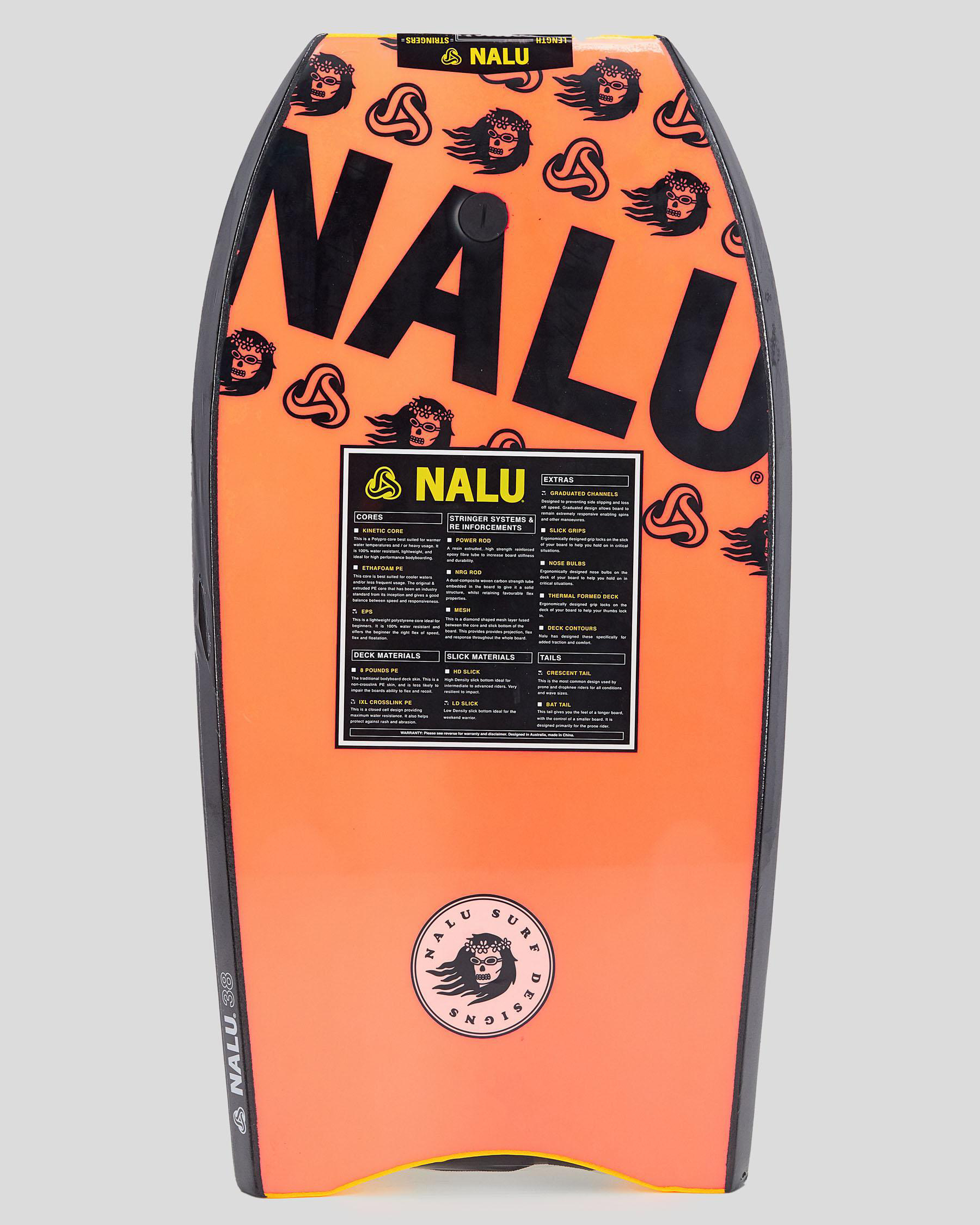 Shop Nalu Bodyboards N1 38" Bodyboard In Yellow Fast Shipping & Easy