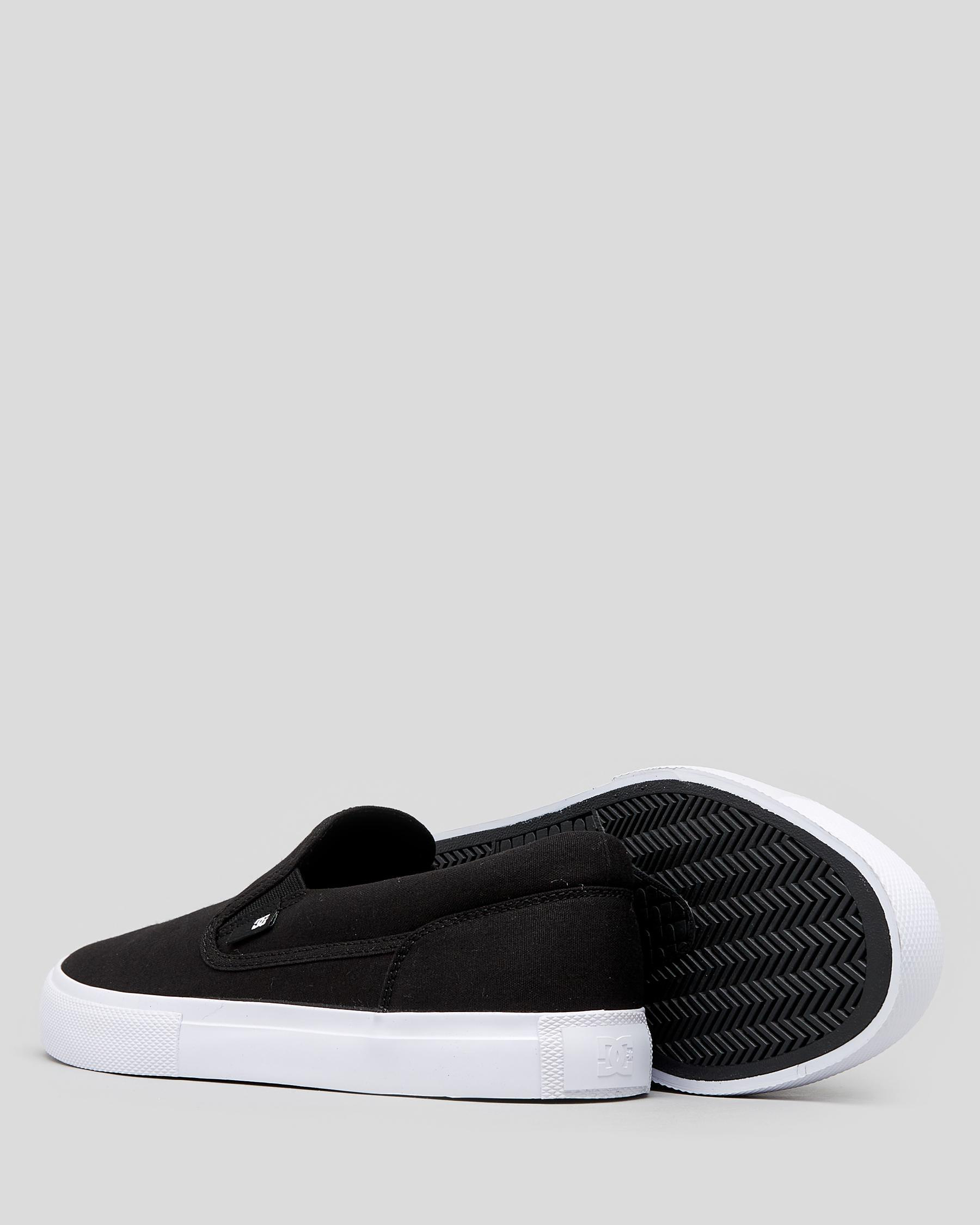 womens slip on dc shoes