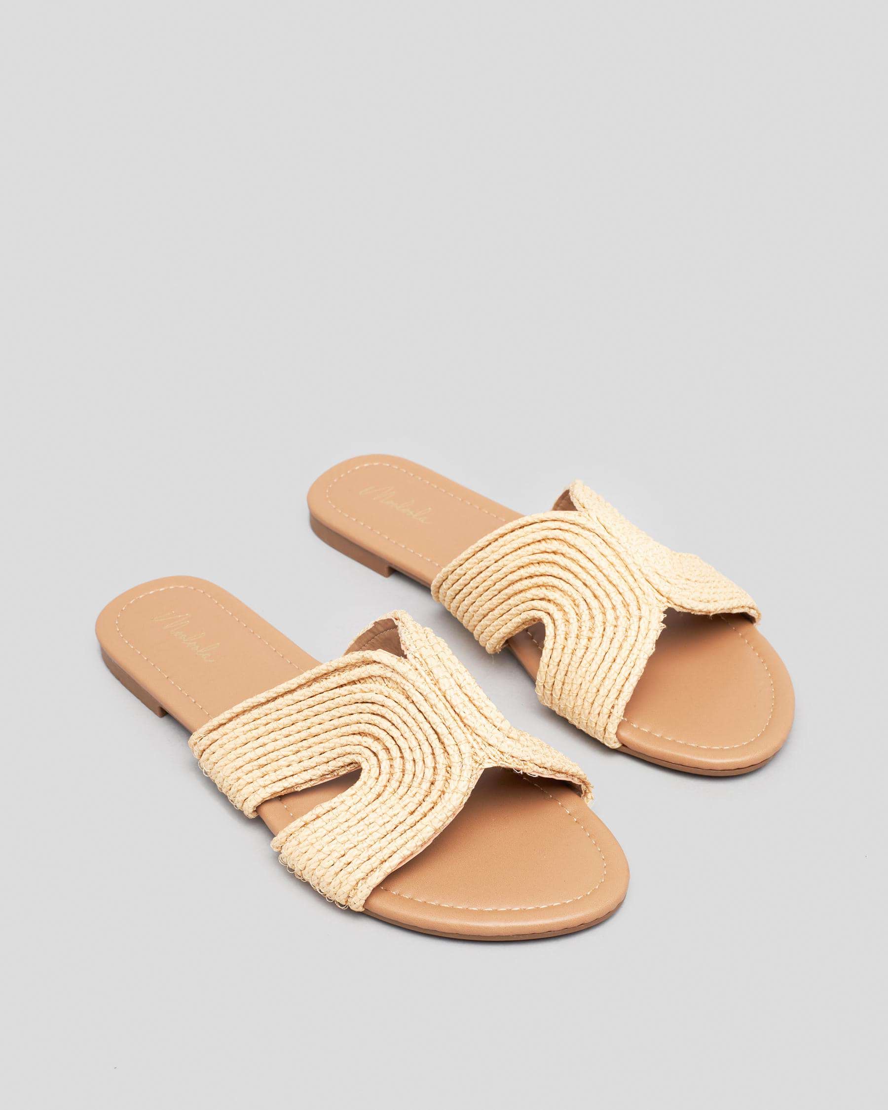 Mooloola Trinidad Sandals In Natural - Fast Shipping & Easy Returns ...