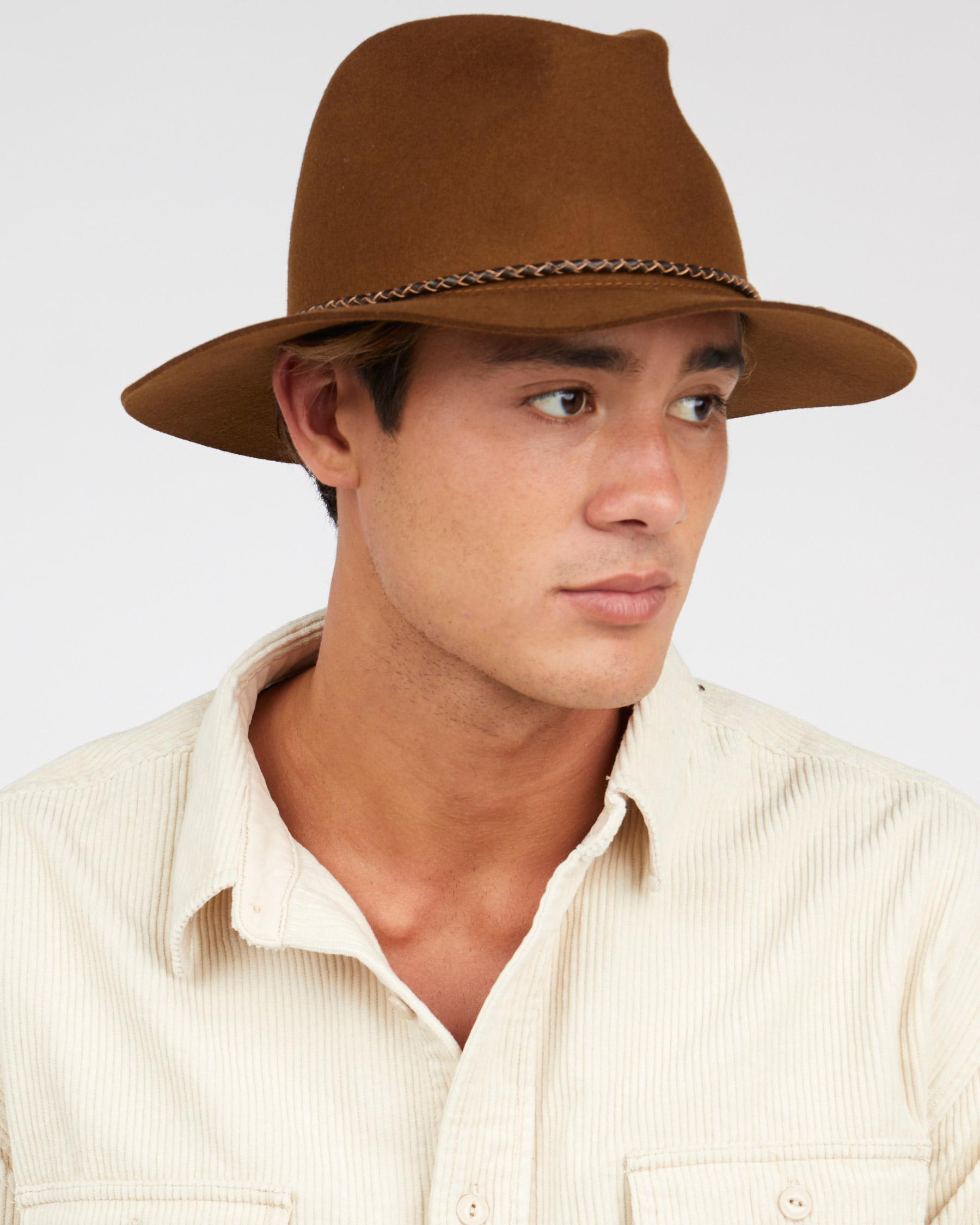 Brixton Freeport Hat In Coffee | City 
