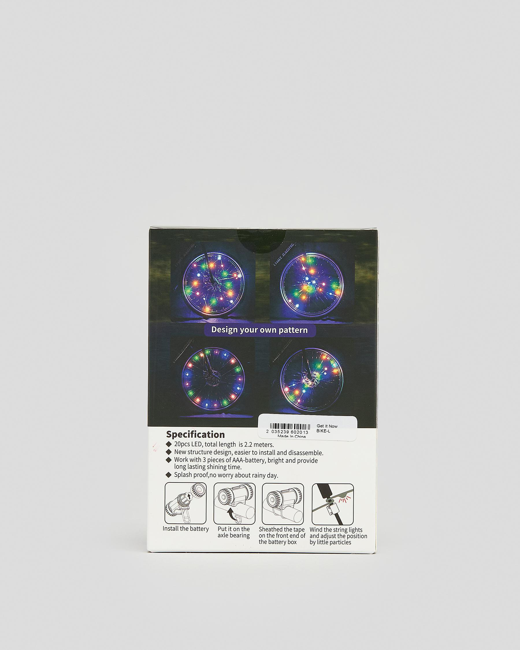 Shop Get It Now LED Bike Wheel Light In Blue Fast Shipping & Easy