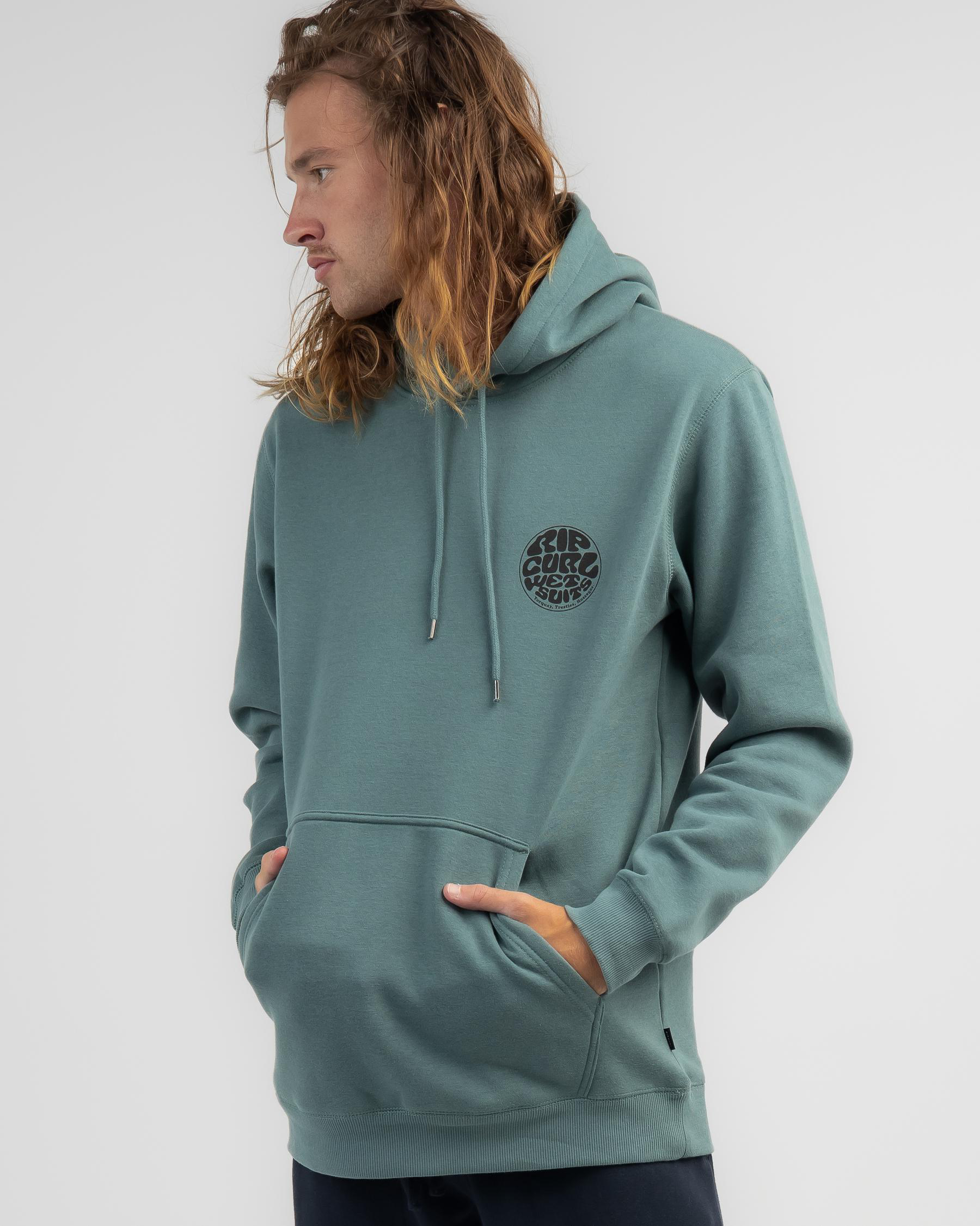 Rip Curl Wetsuit Icon Hoodie In Bluestone FREE* Shipping & Easy