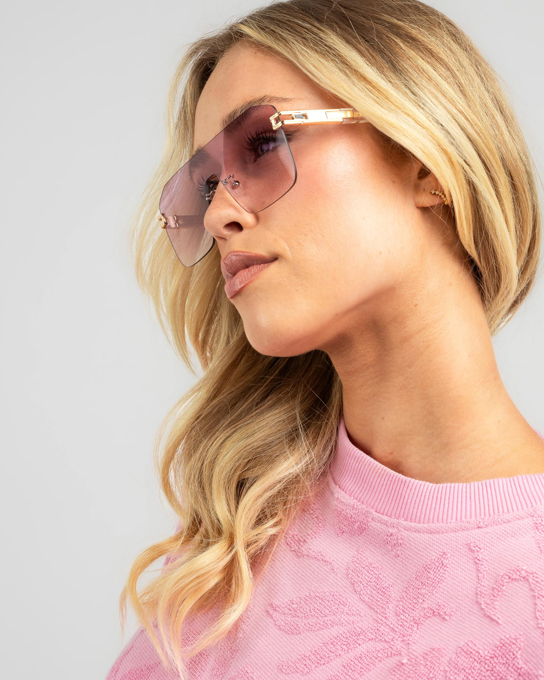 Indie Eyewear Venice Sunglasses In Gold/gd Lilac FREE* Shipping