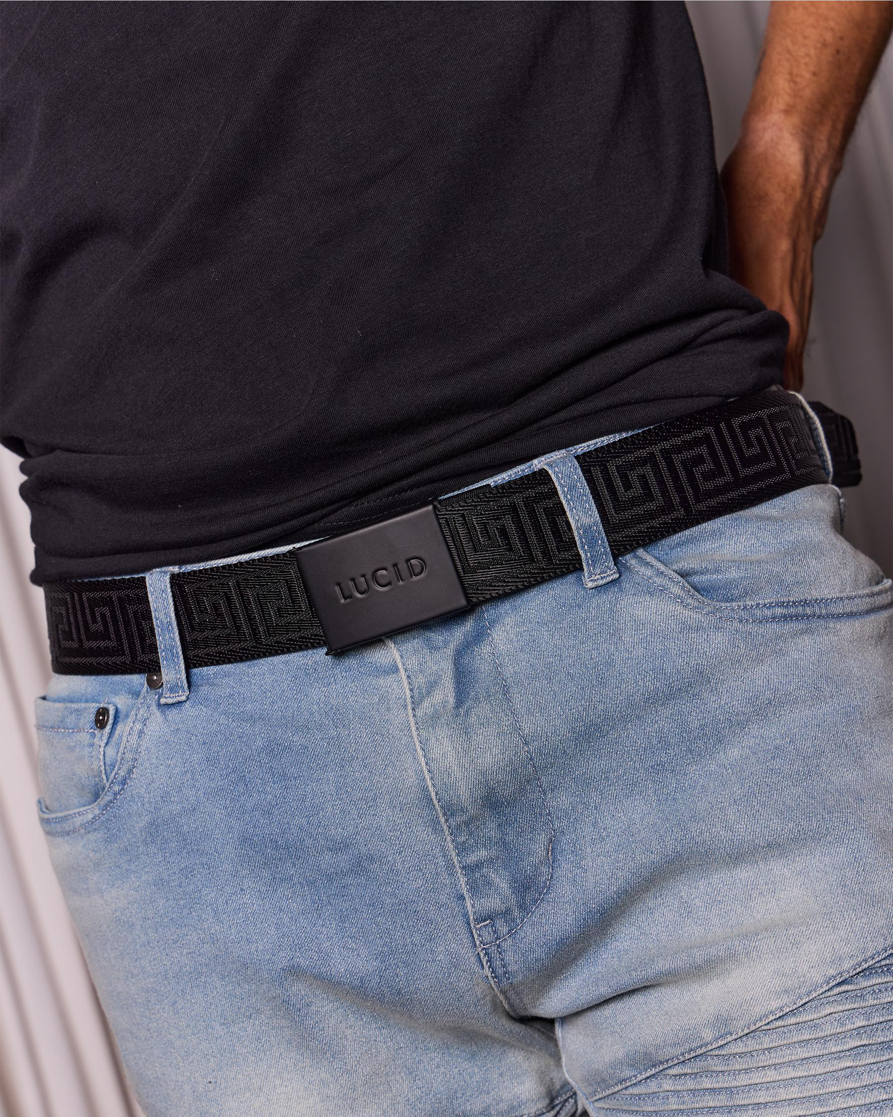 Lucid Pattern Web Belt In Black - FREE* Shipping & Easy Returns ...