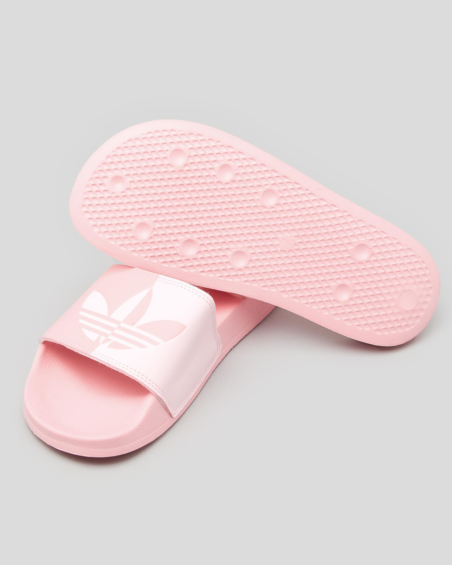 Adidas Adilette Lite Slide Sandals In Light Pink - Fast Shipping & Easy ...